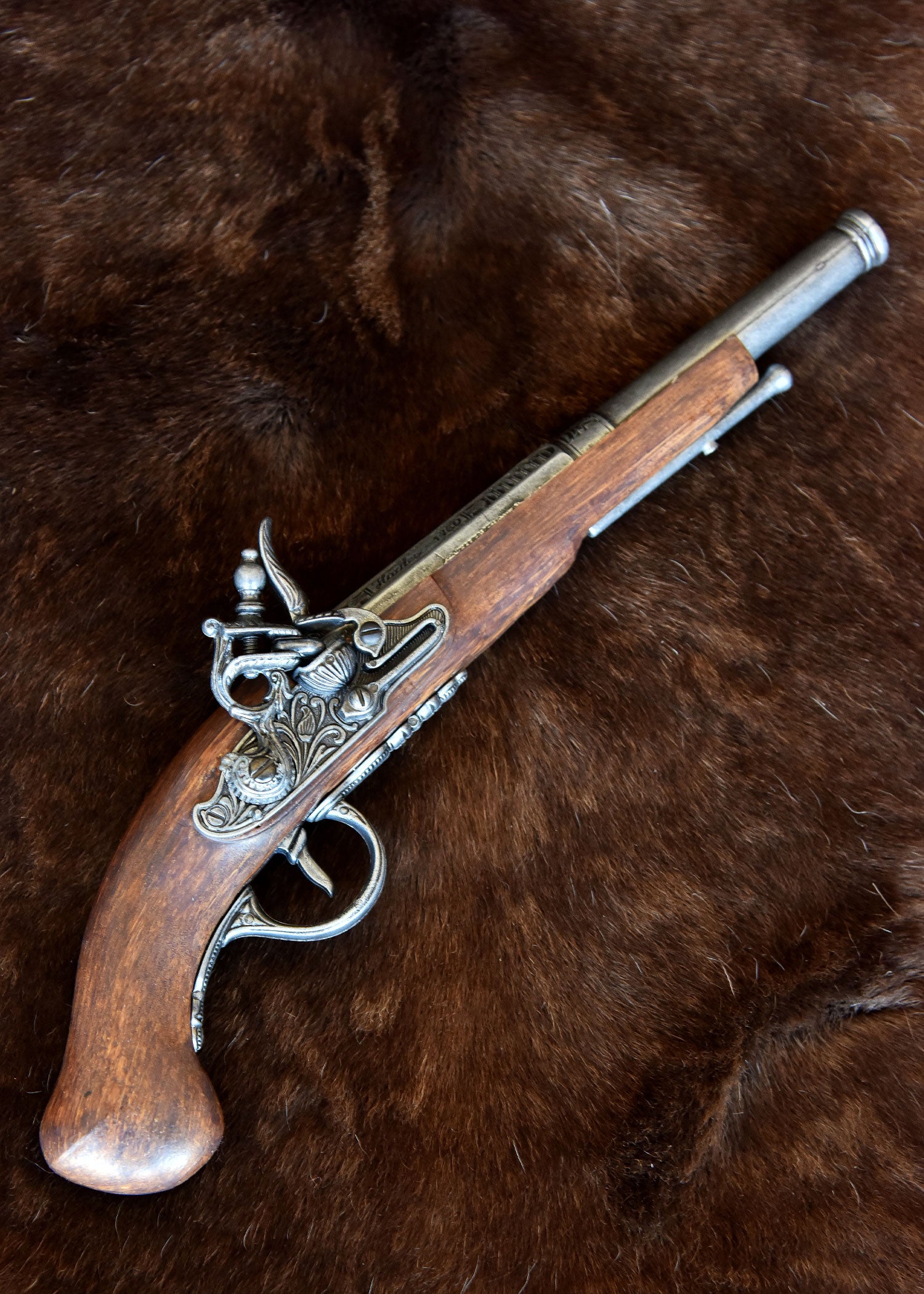 Imagen única de: Pistola De Chispa Inglesa, Siglo Xviii, Réplica, Varias Versiones