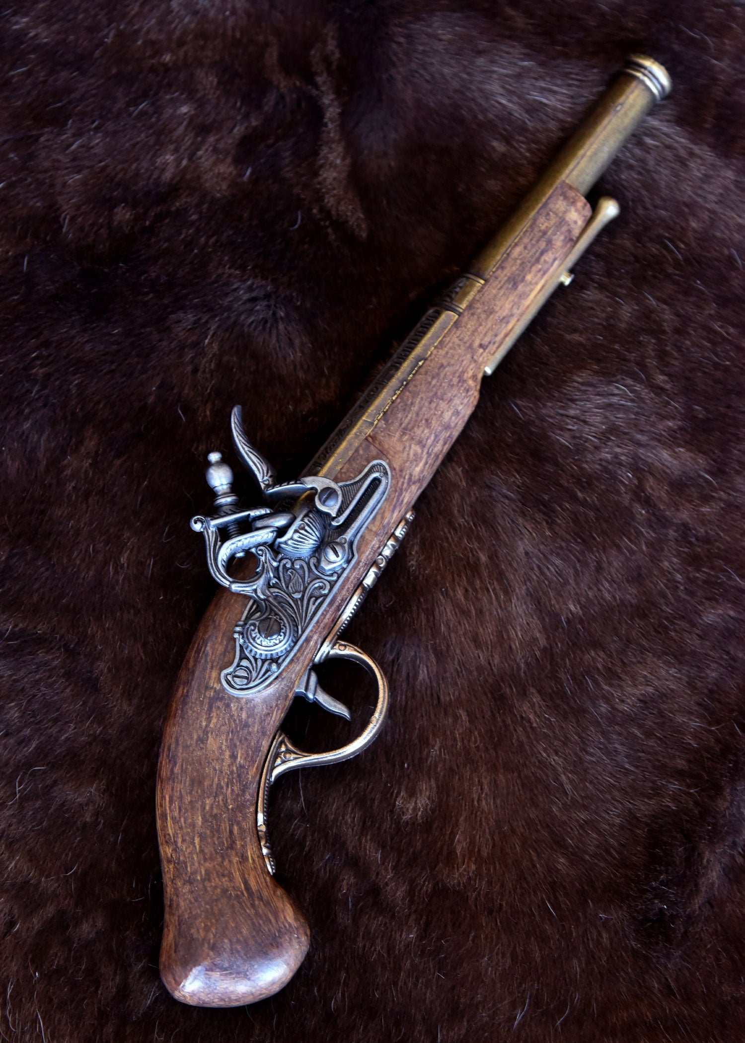 Imagen única de: Pistola De Chispa Inglesa, Siglo Xviii, Réplica, Varias Versiones