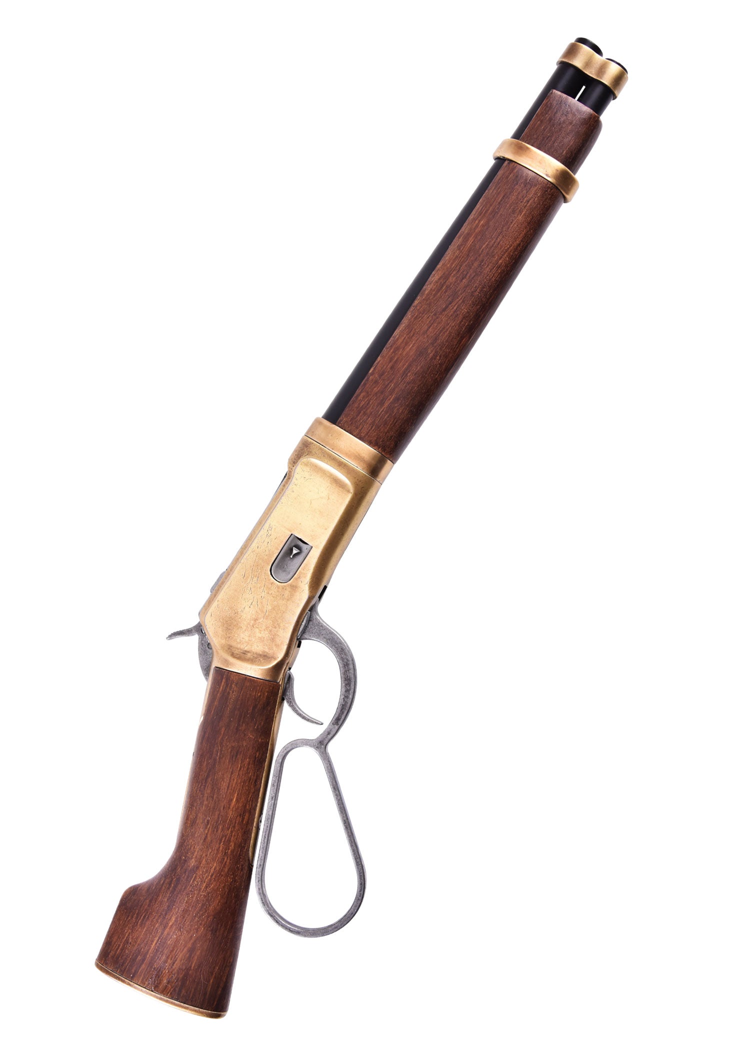 Imagen única de: Rifle Winchester Mare's Leg, 55 Cm, Herrajes De Latón, Réplica