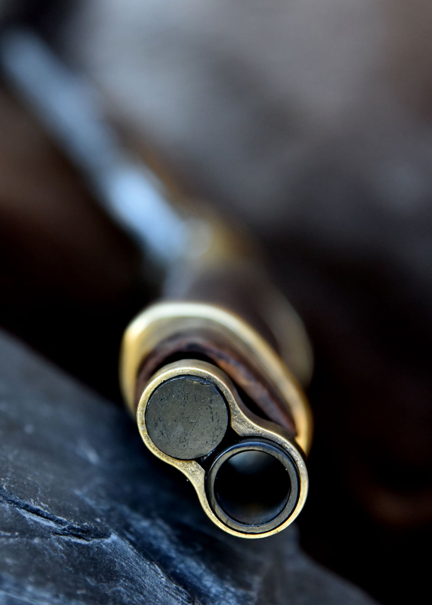 Imagen única de: Rifle Winchester Mare's Leg, 55 Cm, Herrajes De Latón, Réplica