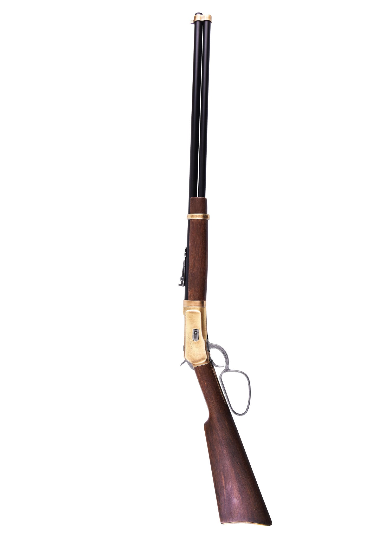 Imagen única de: Carabina Winchester Modelo 1892, Largo Alcance, 108 Cm, Herrajes De Latón, Réplica
