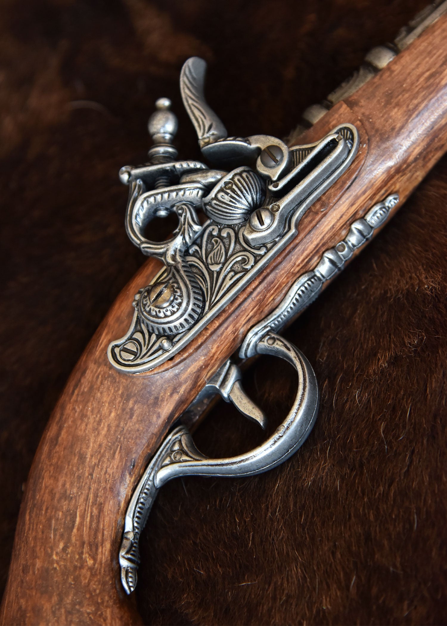 Imagen única de: Pistola De Chispa Pirata, Siglo Xviii, Réplica