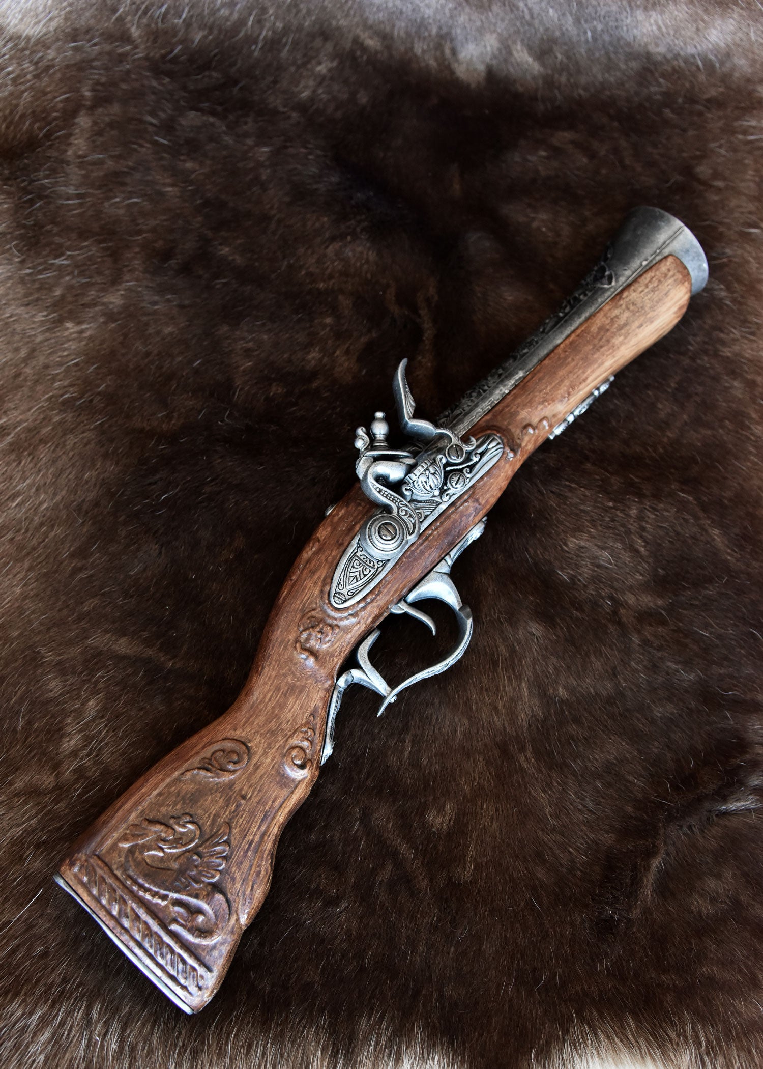 Imagen única de: Pistola De Chispa Trabuco, Siglo Xviii, Réplica, Varias Versiones