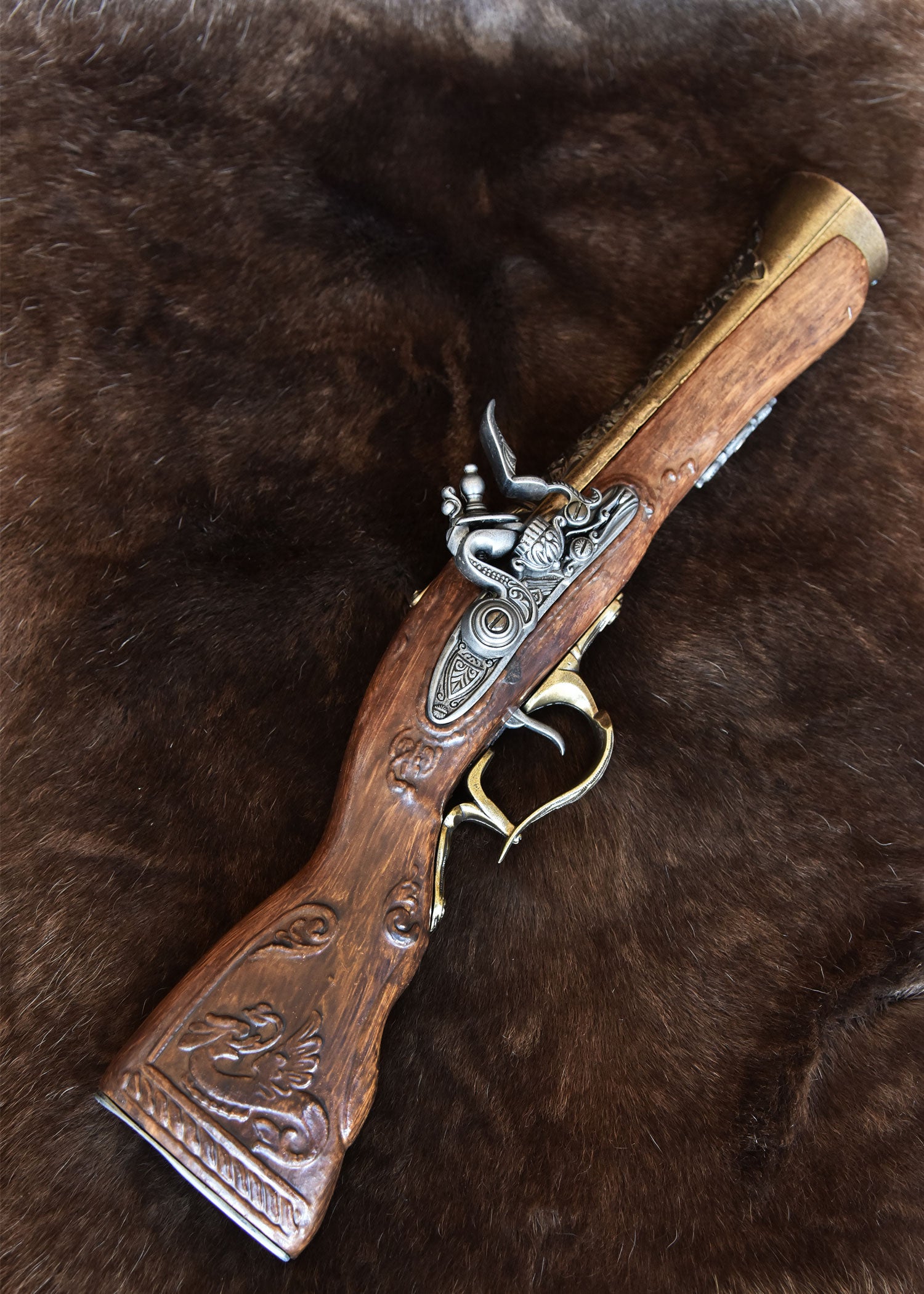 Imagen única de: Pistola De Chispa Trabuco, Siglo Xviii, Réplica, Varias Versiones