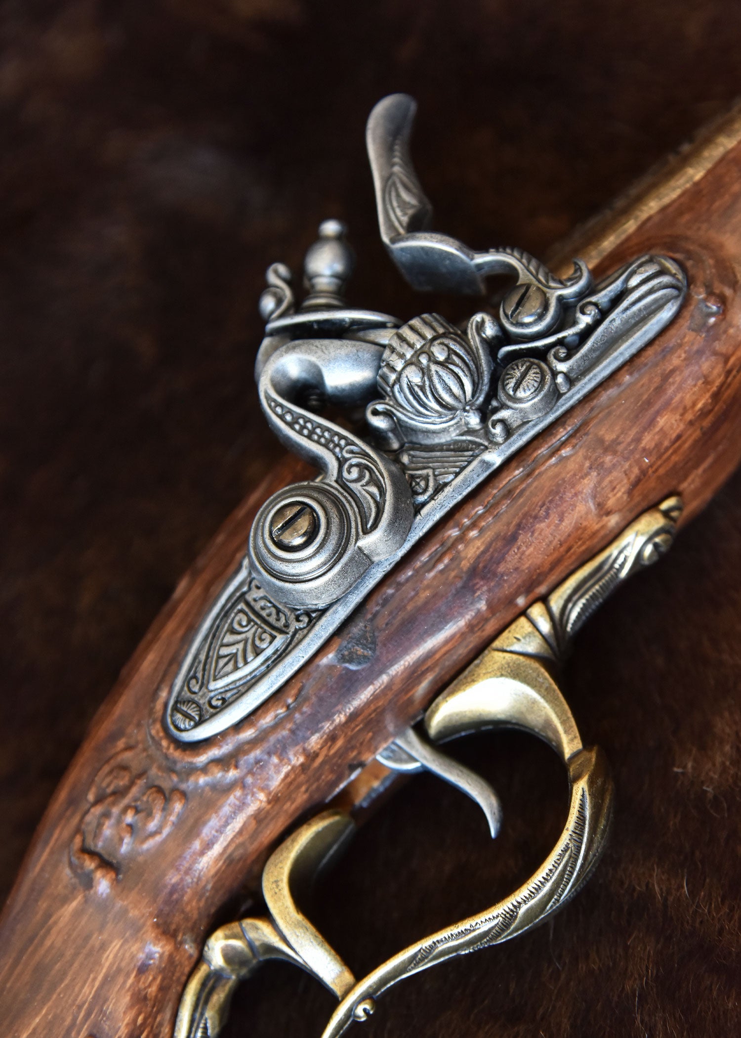 Imagen única de: Pistola De Chispa Trabuco, Siglo Xviii, Réplica, Varias Versiones