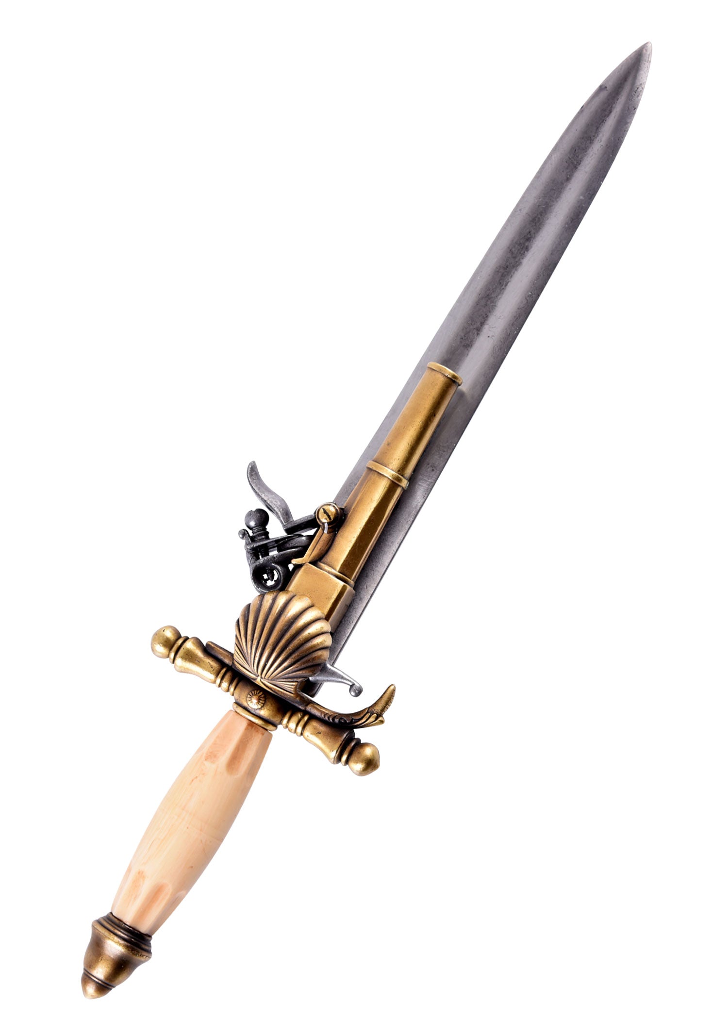 Imagen única de: Pistola Daga Francesa Réplica S.XVII