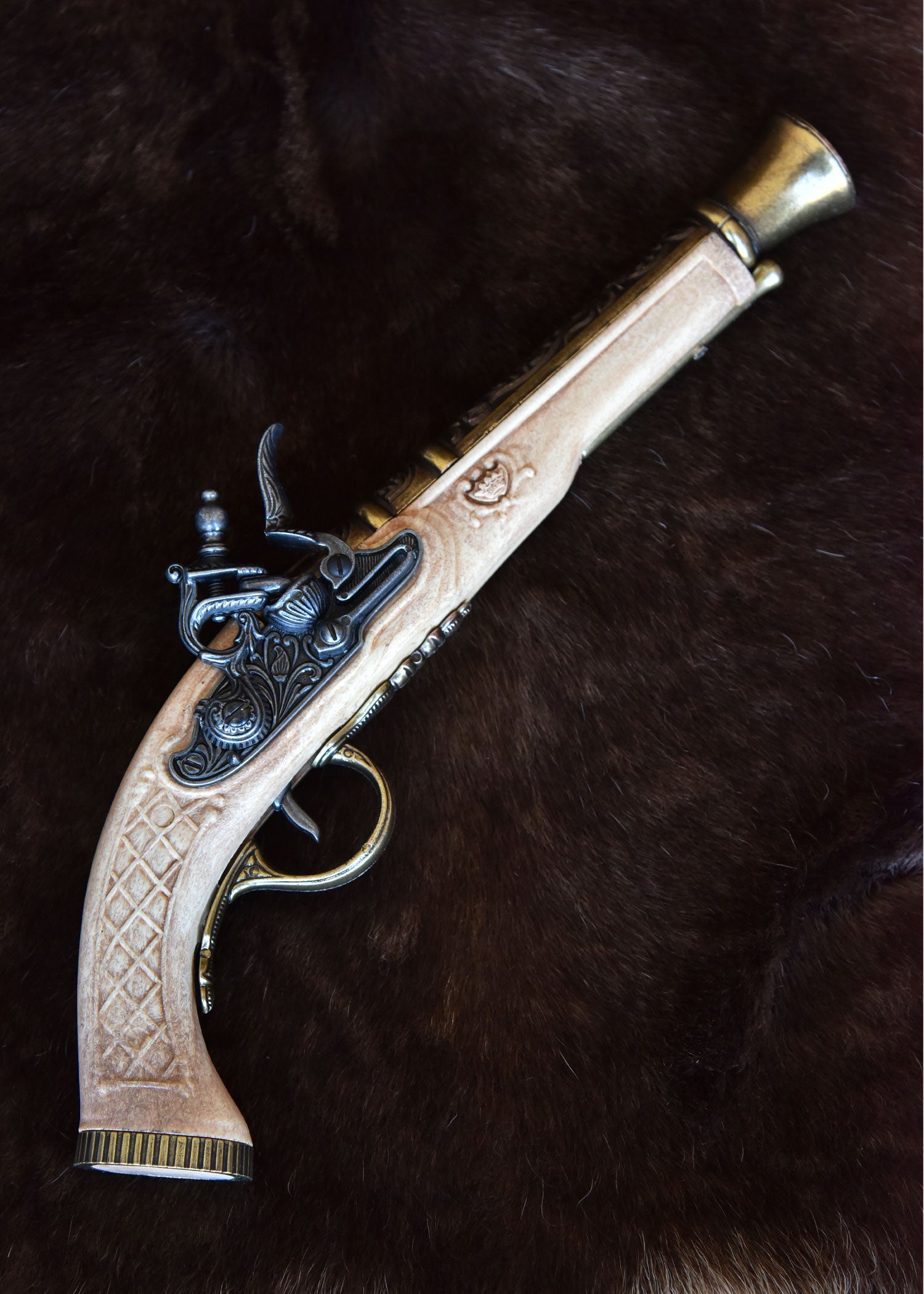 Imagen única de: Pistola De Chispa, Espingole, Siglo Xviii, Marfil, Réplica
