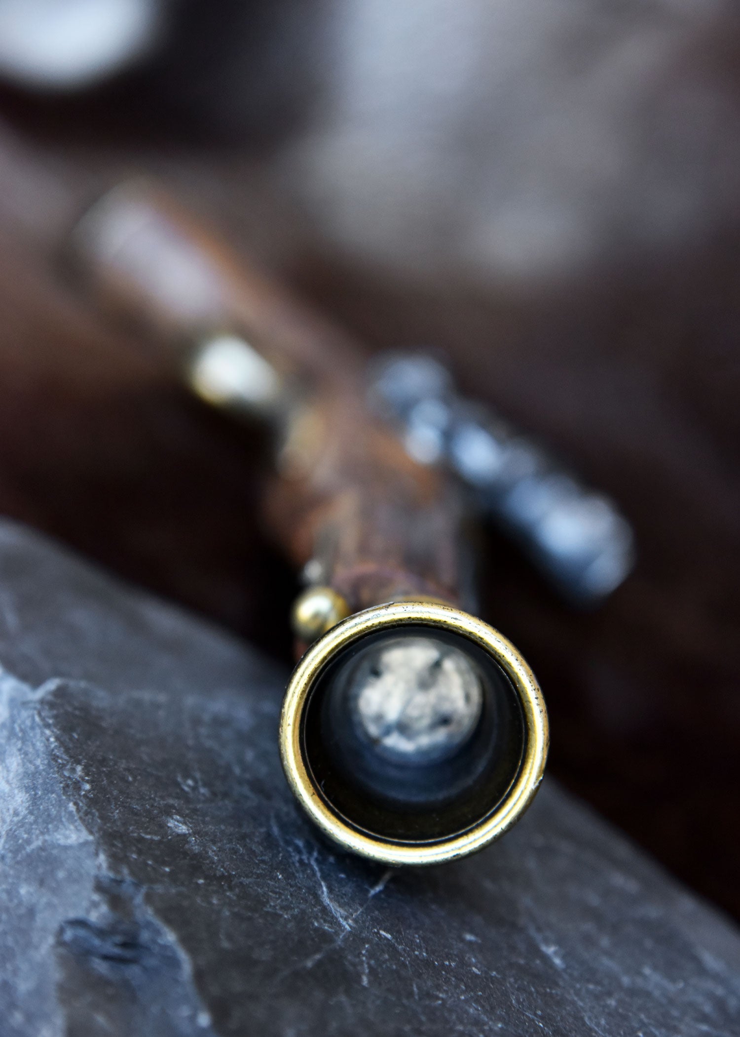 Imagen única de: Pistolas De Duelo, Espingolen, Juego De 2, Siglo Xviii, Latón, Réplica