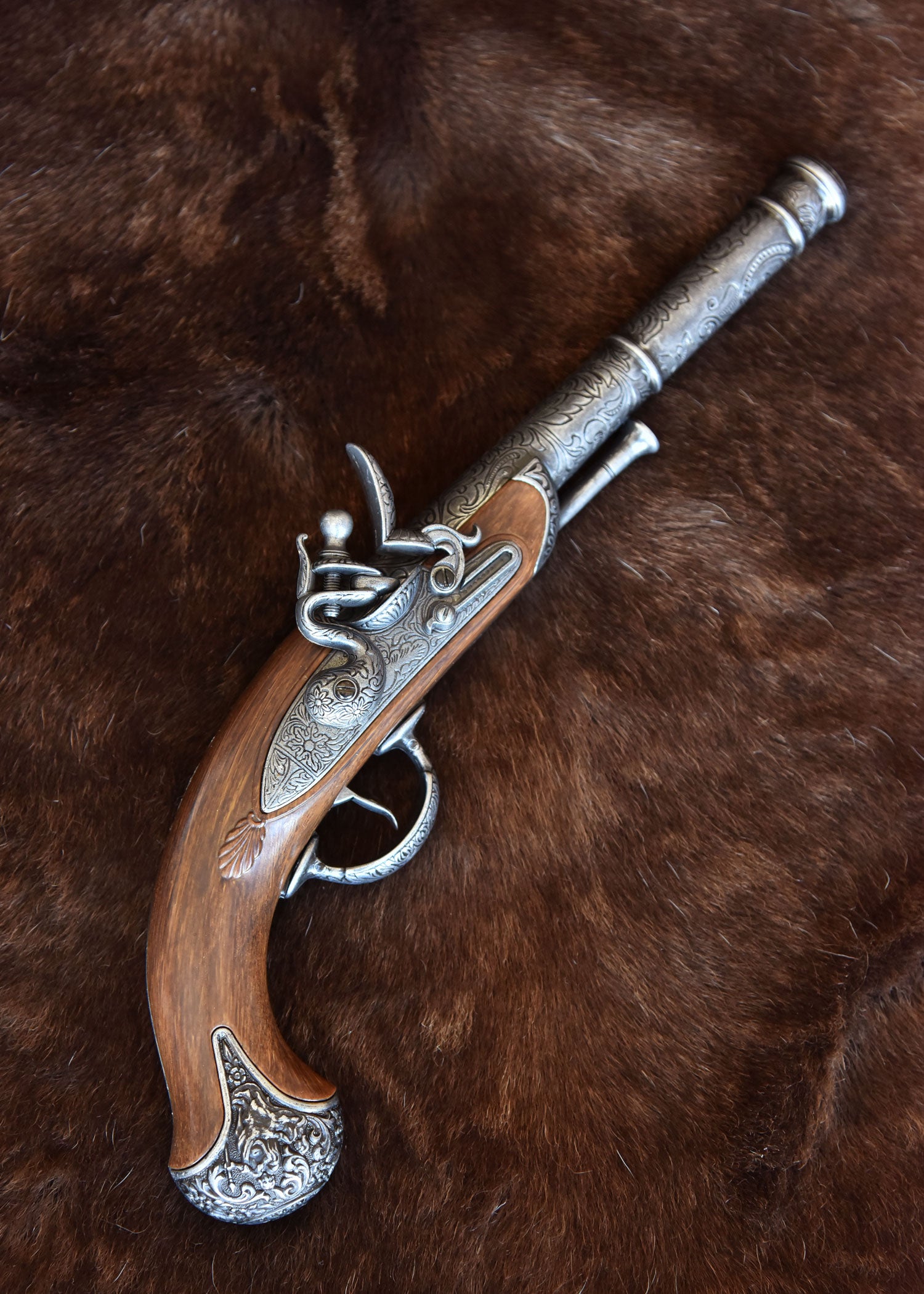 Imagen única de: Pistola Inglesa Lucknow, Siglo Xviii, Réplica, Varias Versiones