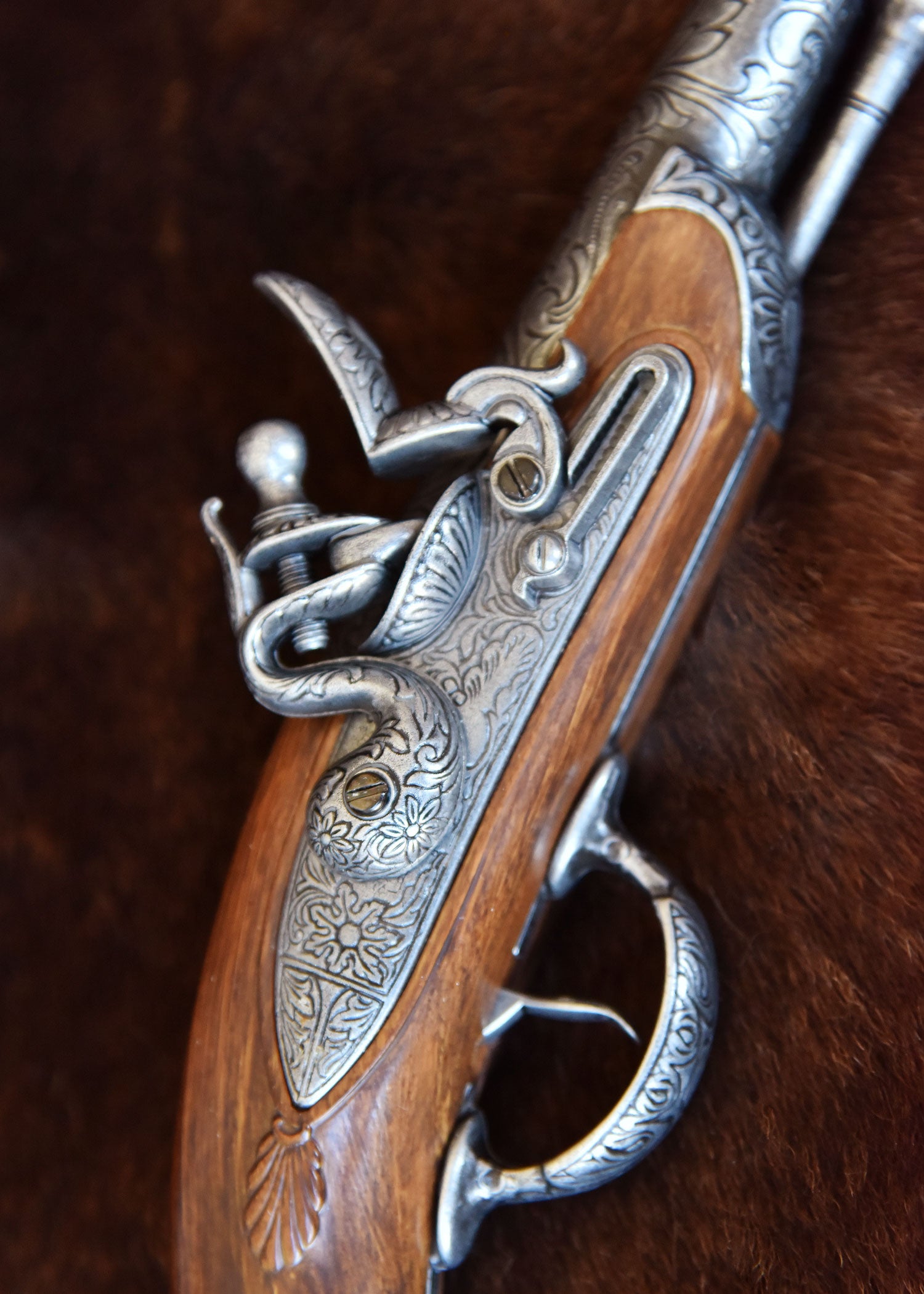 Imagen única de: Pistola Inglesa Lucknow, Siglo Xviii, Réplica, Varias Versiones