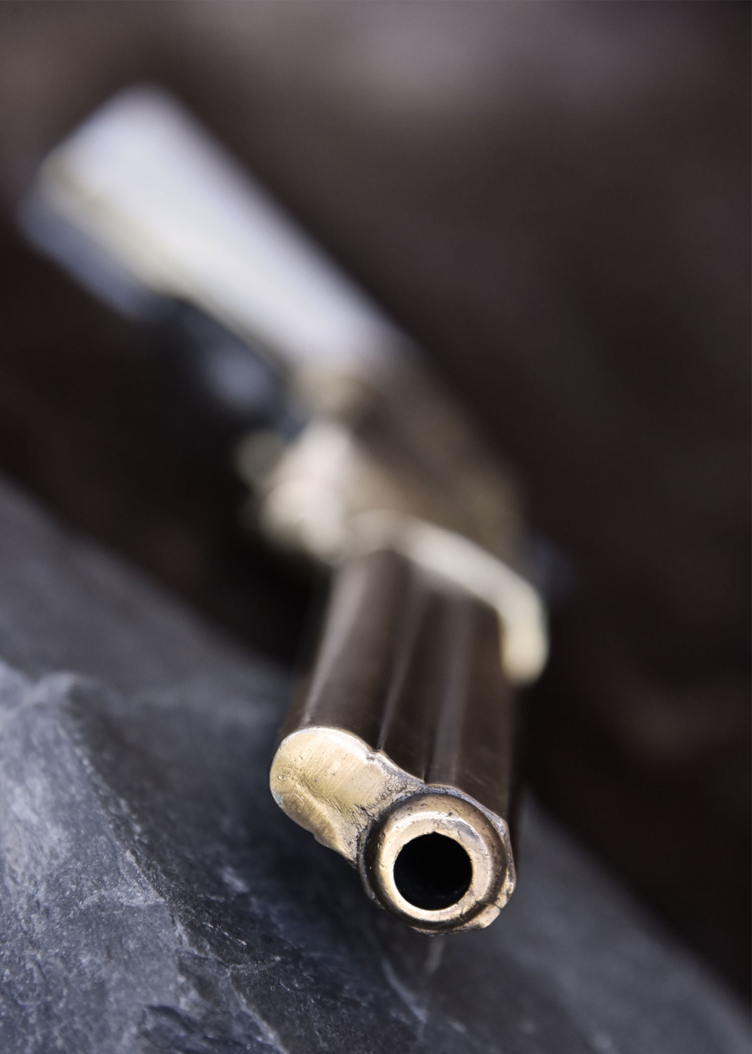 Imagen única de: Pistola Volcánica De 1854, Latón Y Imitación Nácar, Réplica.