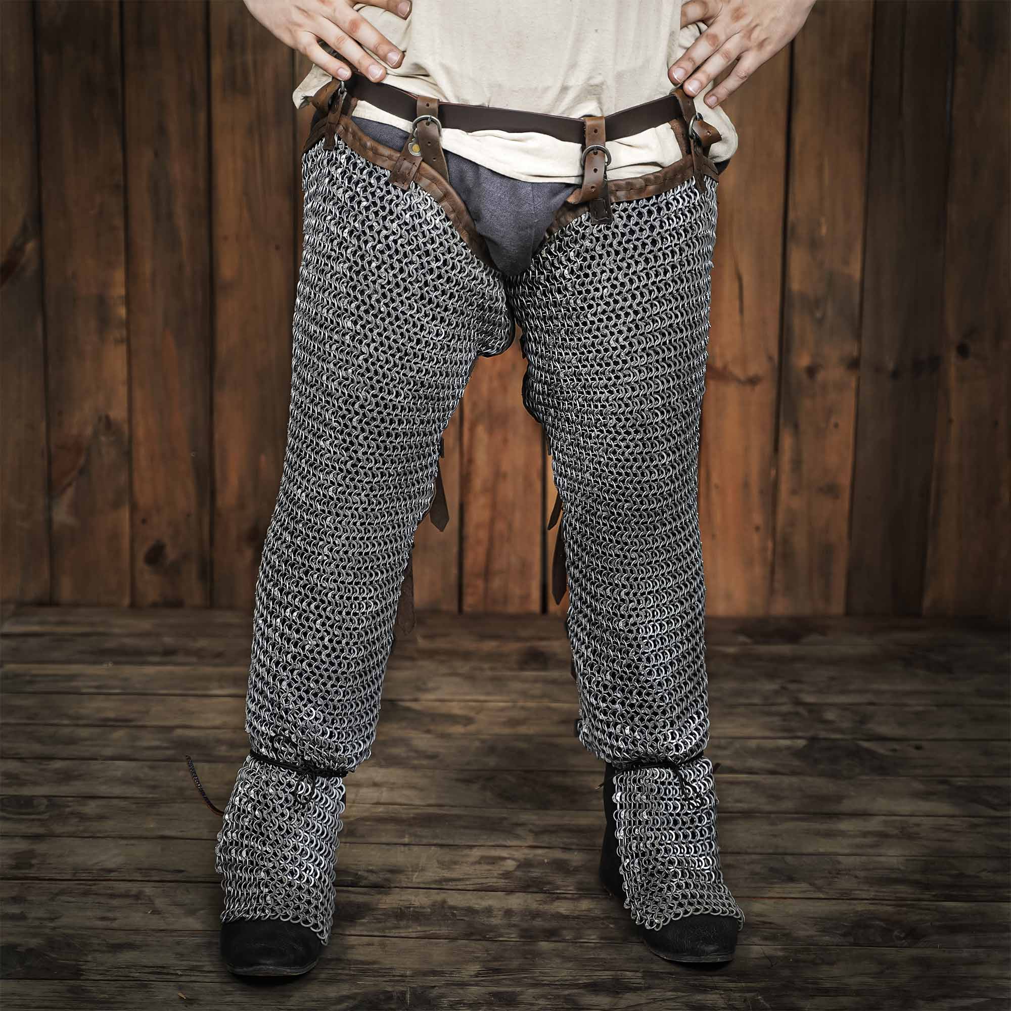 Imagen única de: Mallas de Cota de Malla - Anillo Plano Remachado de 9 Mm - Acero Inoxidable de Calibre 18 - Ideal para Conjuntos de Armadura de Cuerpo Entero