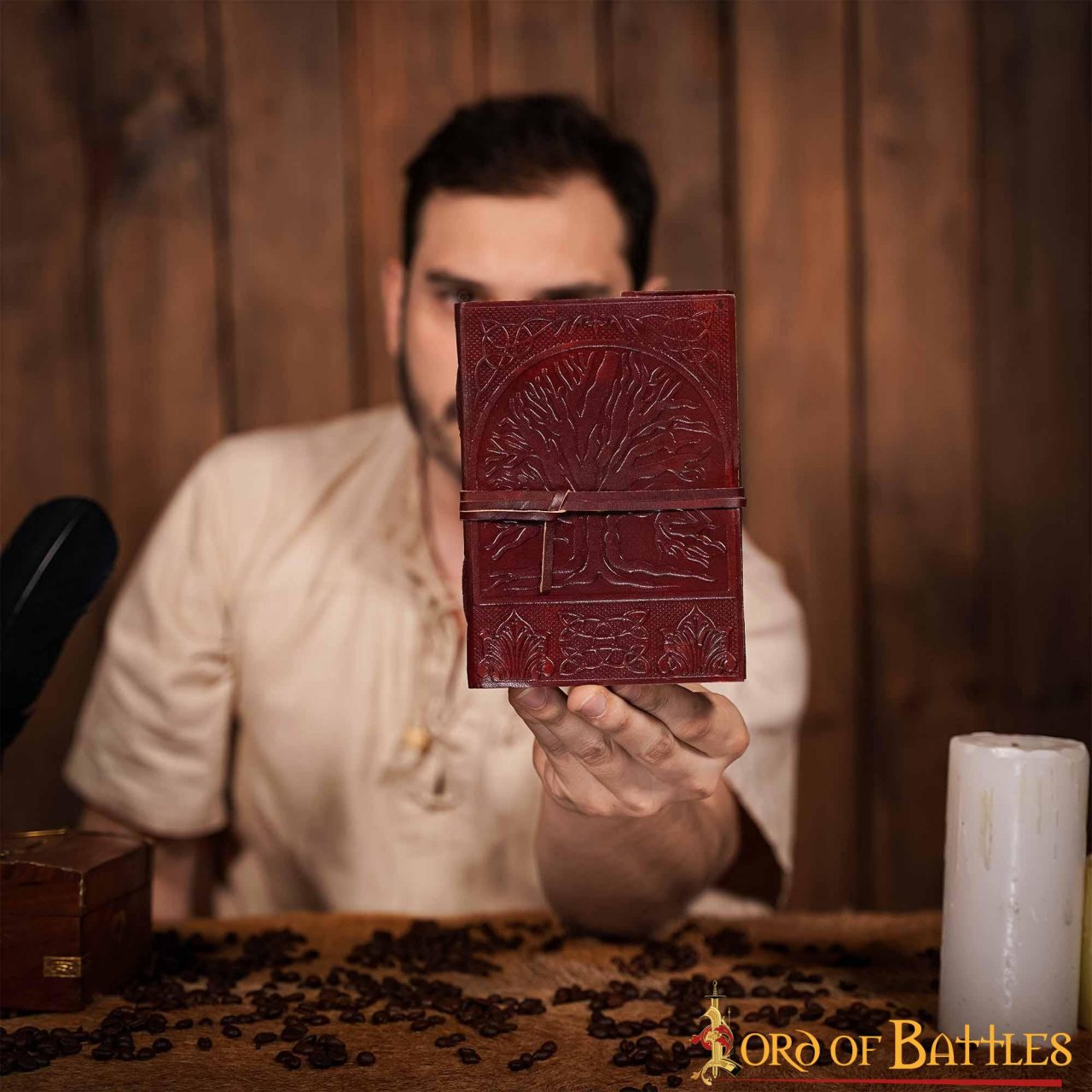 Imagen única de: Diario de Cuero el Árbol de la Vida Yggdrasil