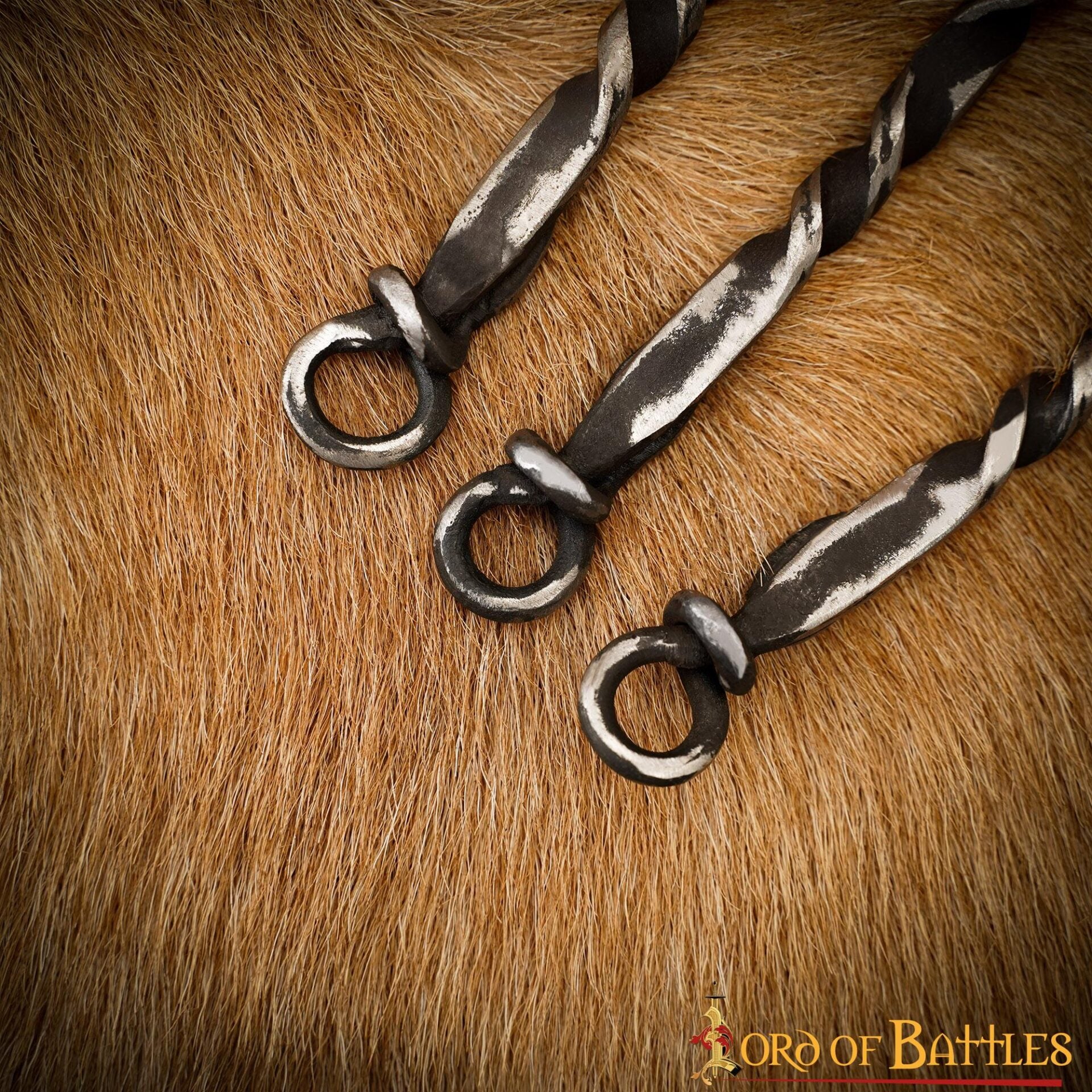 Imagen única de: Juego de Cubiertos Rústicos Forjados a Mano