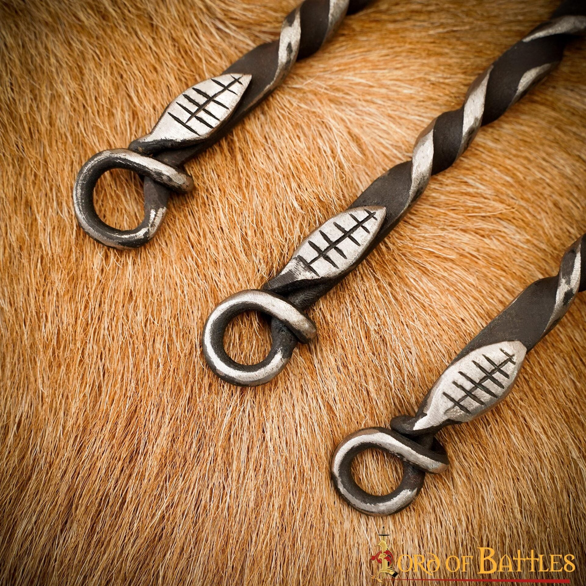 Imagen única de: Juego de Cubiertos Rústicos Forjados a Mano