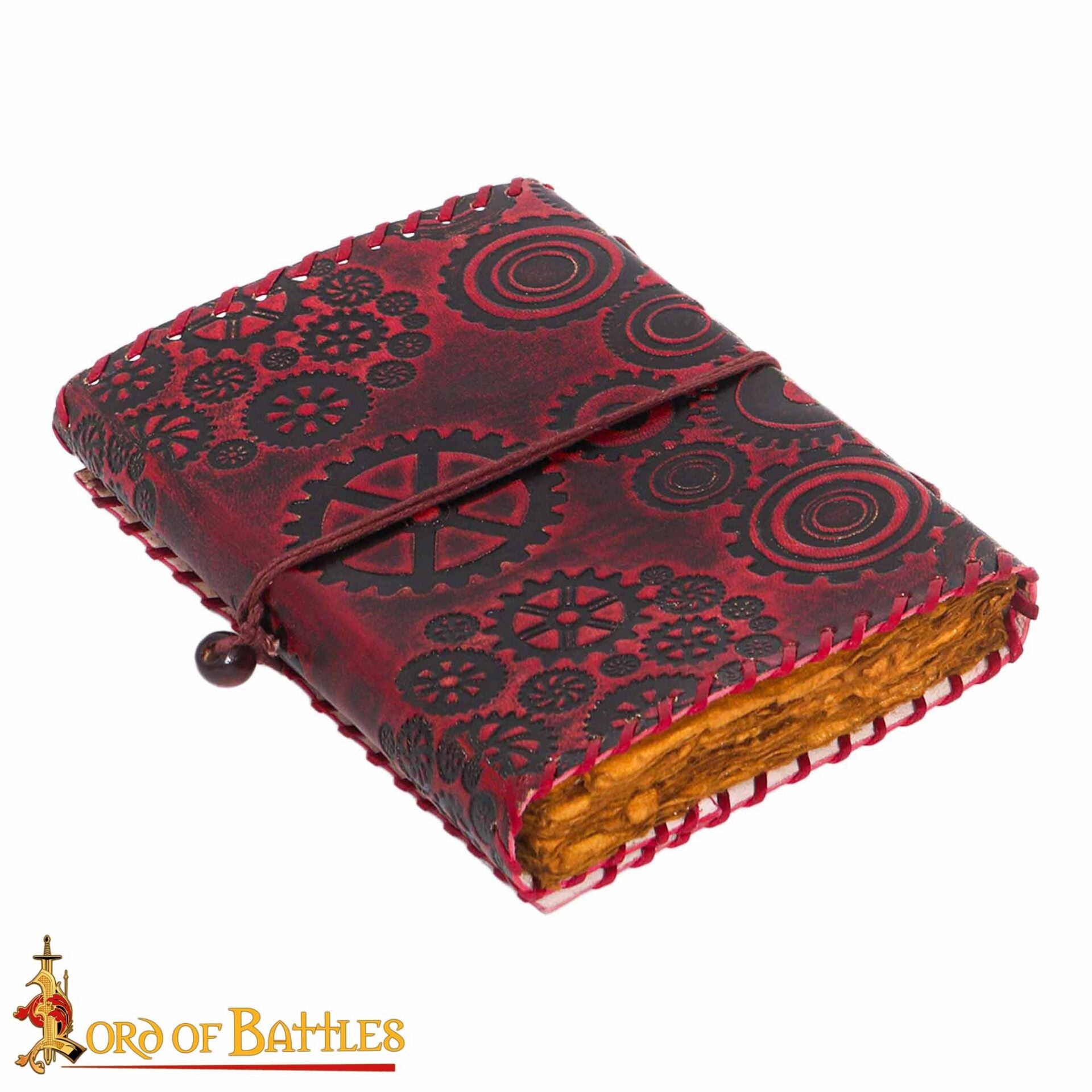 Imagen única de: Steampunk Journal Agenda de Piel Auténtica Hecha a Mano