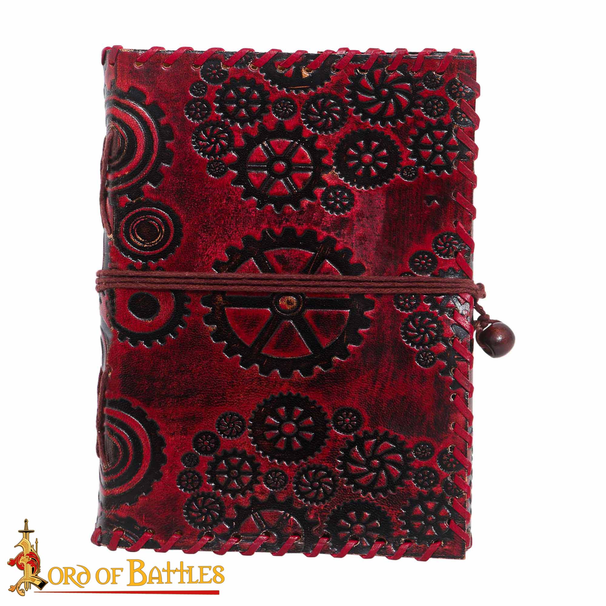 Imagen única de: Steampunk Journal Agenda de Piel Auténtica Hecha a Mano