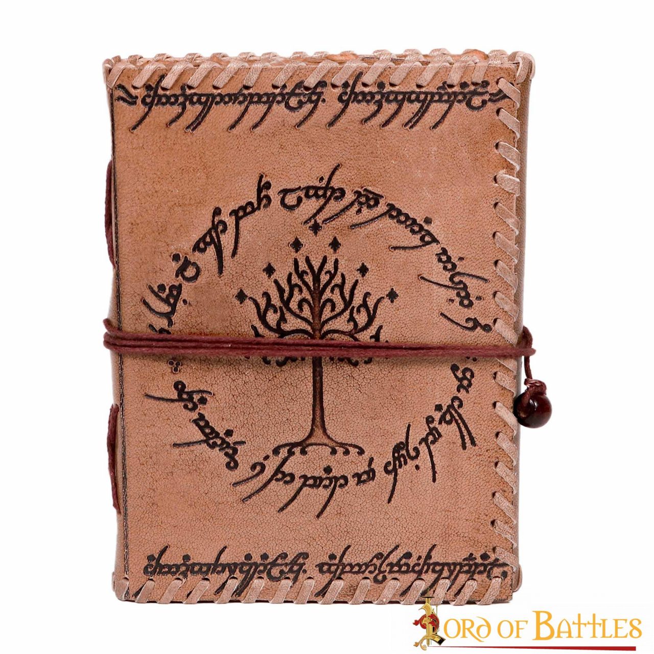 Imagen única de: Diario de la Tierra Media Diario de Cuero Auténtico Hecho a Mano