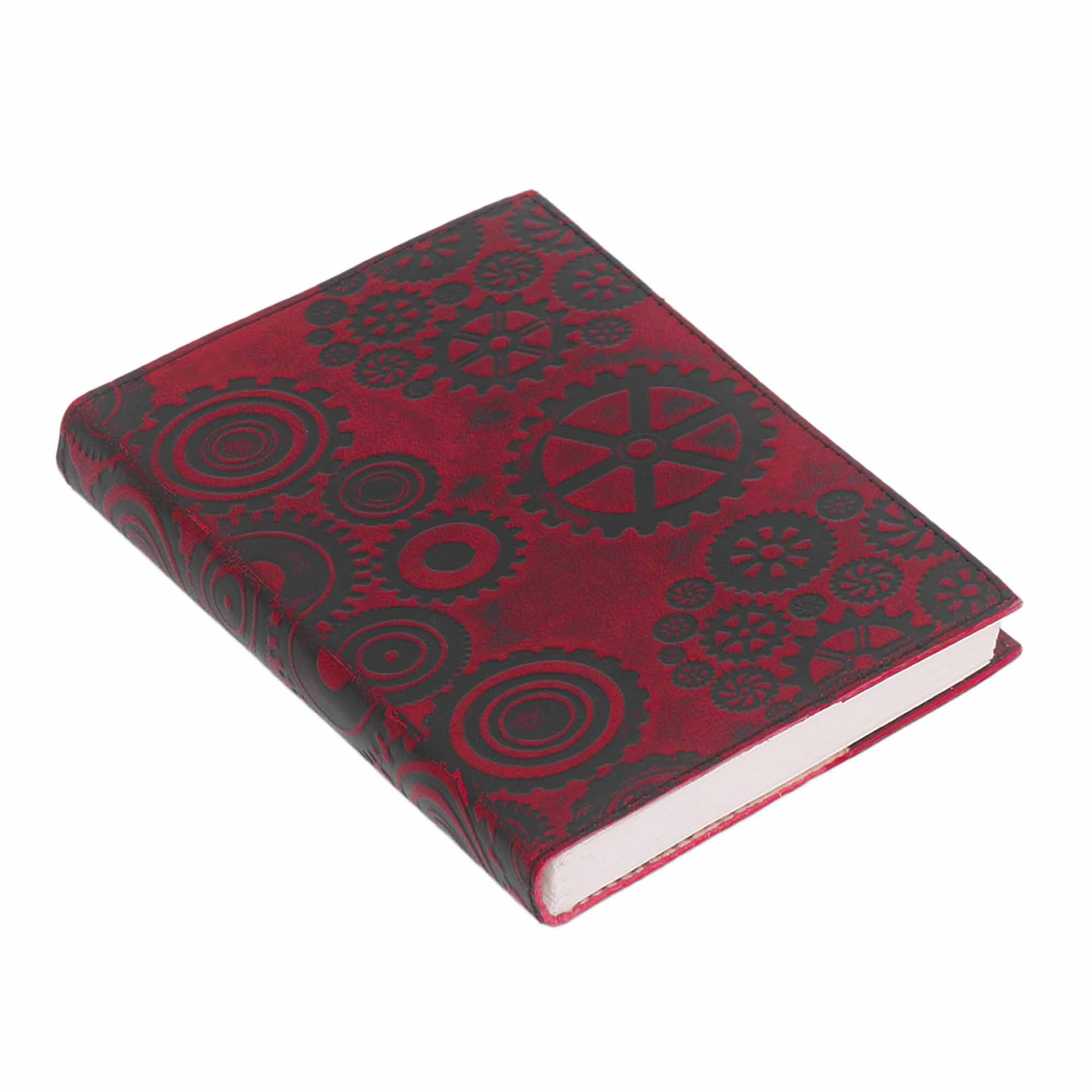 Imagen única de: Steampunk Journal Agenda de Piel Auténtica Hecha a Mano