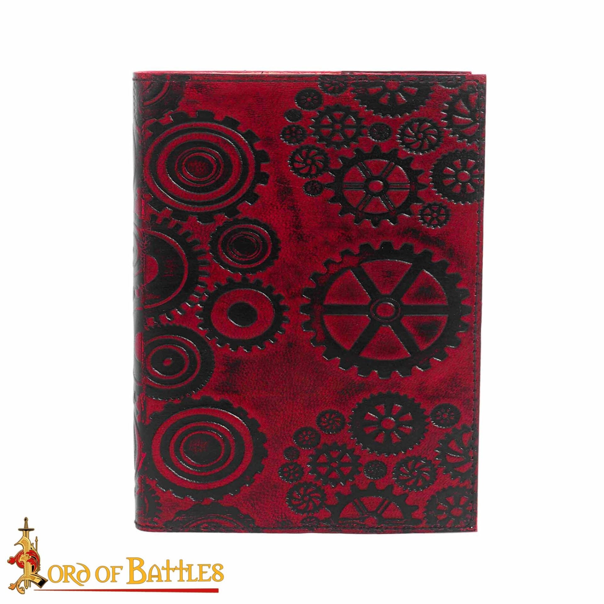 Imagen única de: Steampunk Journal Agenda de Piel Auténtica Hecha a Mano