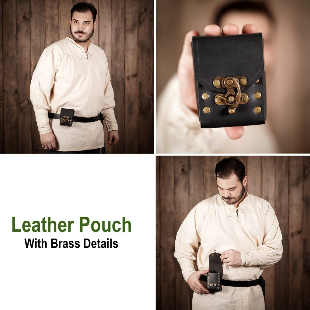 Imagen única de: Pack de 5 Agujas Vikingas - Cuerno Artesanal