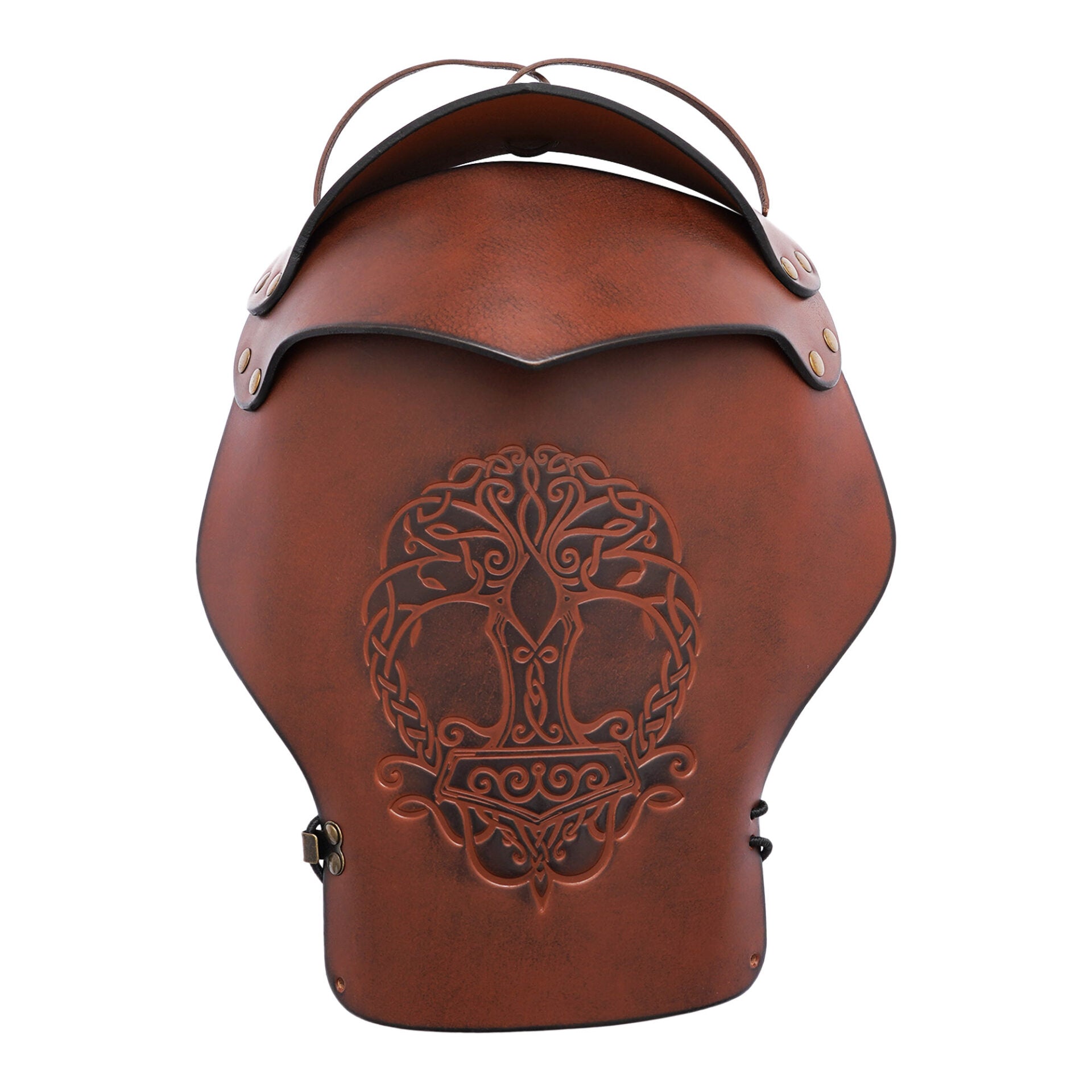 Hombreras de Cuero Genuino Árbol de la Vida Artesanales