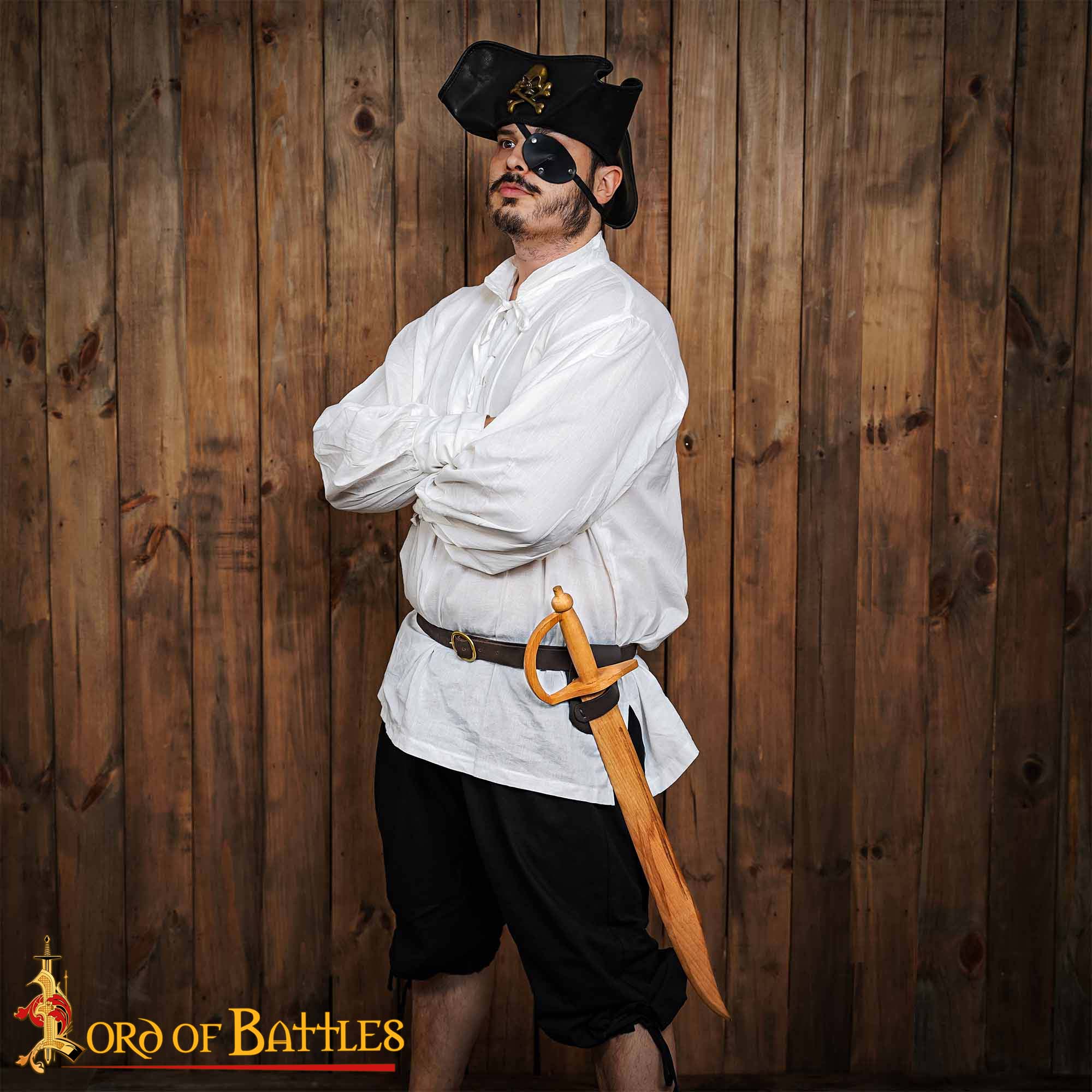 Imagen única de: Rana de Cuero Auténtica Hecha a Mano para Espadas de Madera