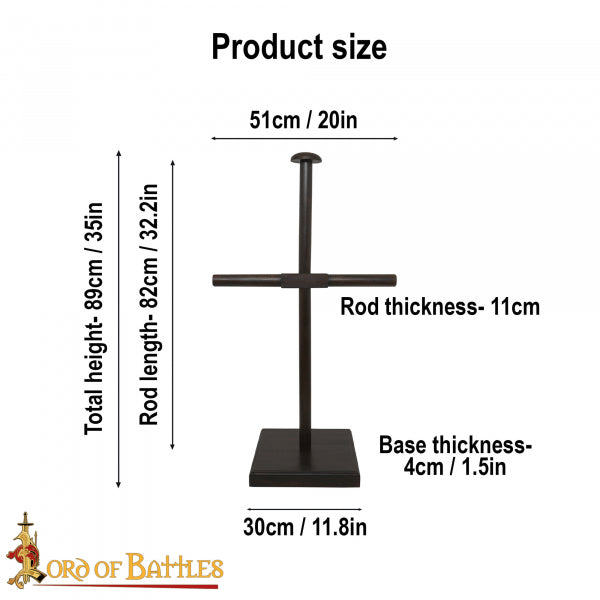 Imagen única de: Soporte para Armadura de Madera Auténtica