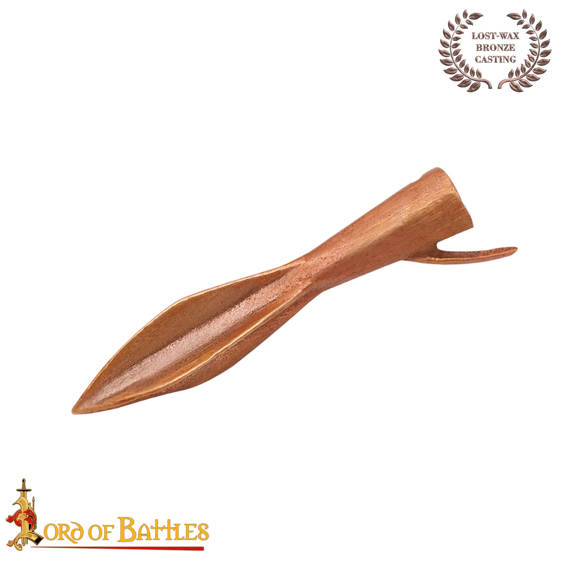 Imagen única de: Punta de Flecha de Bronce Fundido a la Cera Perdida de la Edad del Bronce Tardío, 5,5 Cm