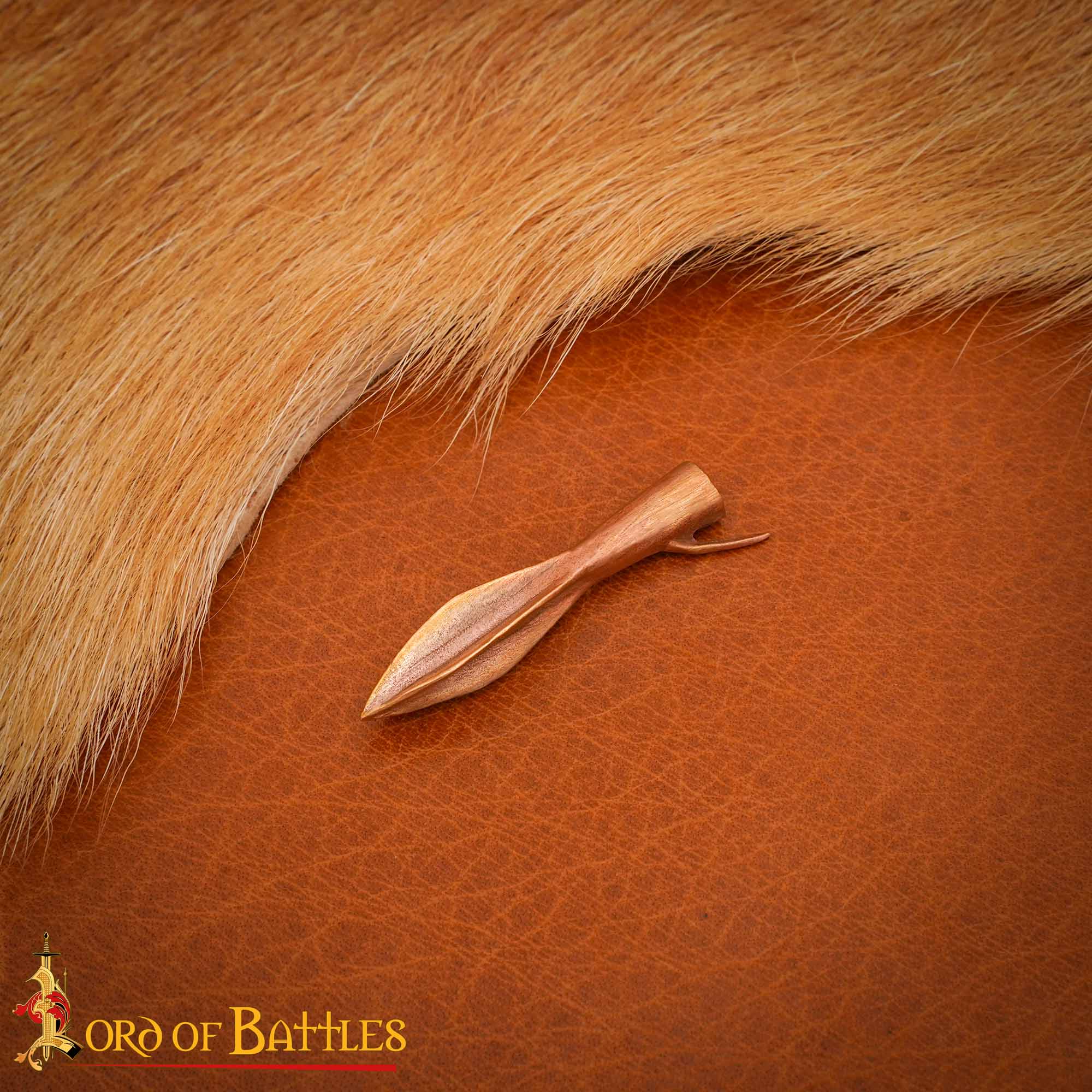 Imagen única de: Punta de Flecha de Bronce Fundido a la Cera Perdida de la Edad del Bronce Tardío, 5,5 Cm