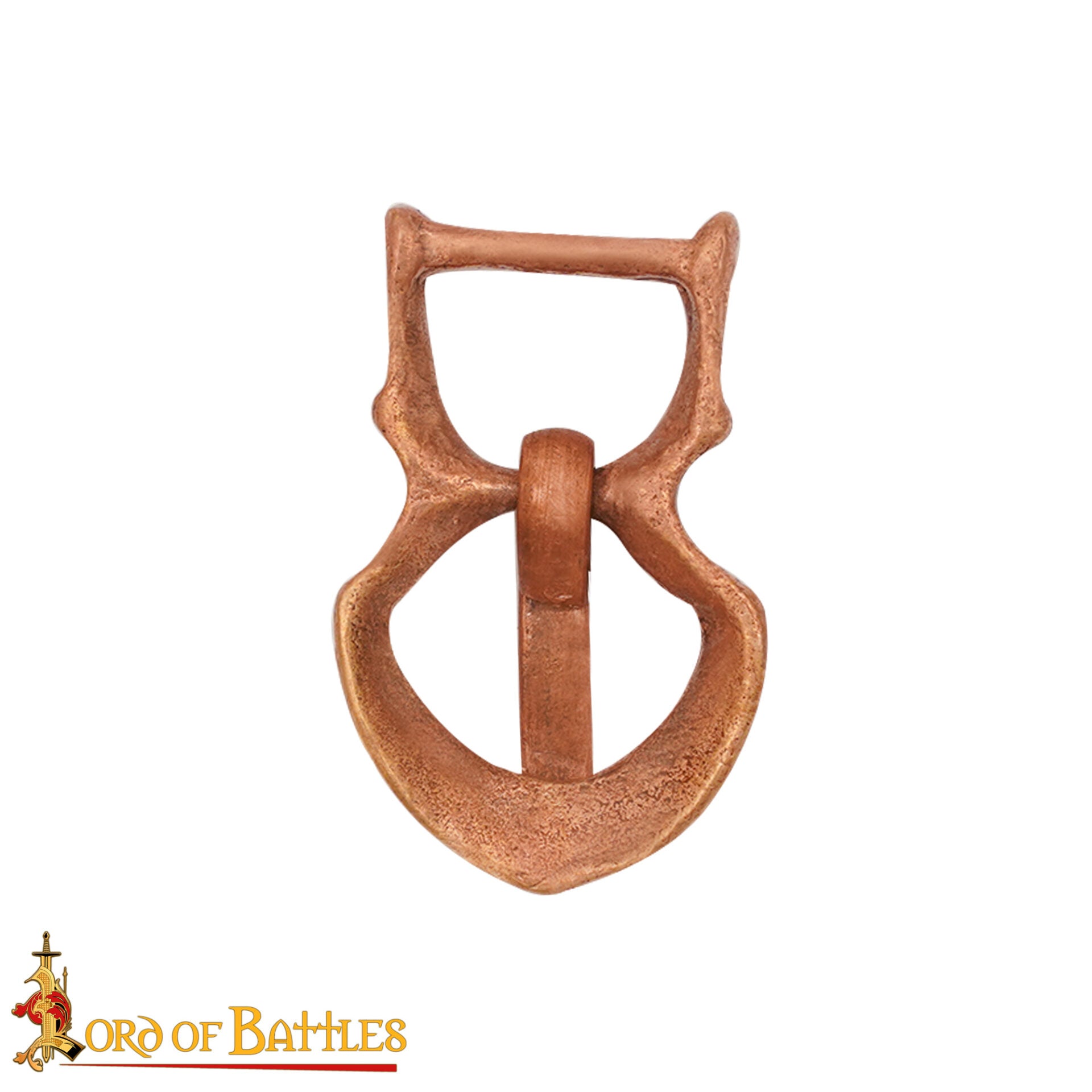 Imagen única de: Hebilla Medieval Pequeña de Bronce Fundido a la Cera Perdida