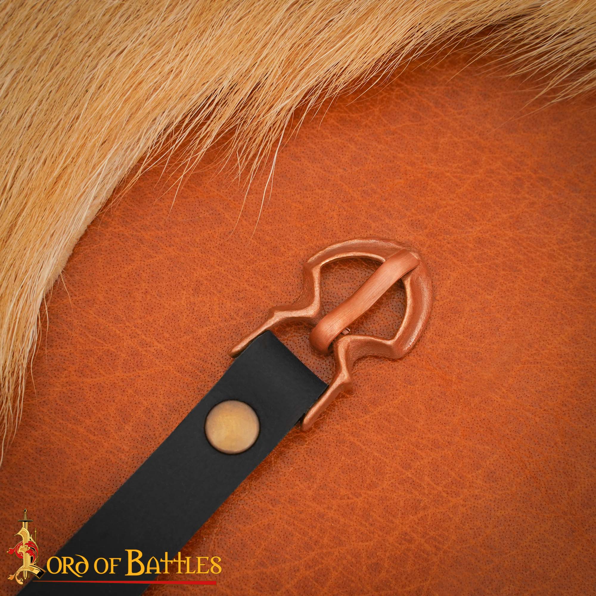 Imagen única de: Hebilla Medieval Pequeña de Bronce Fundido a la Cera Perdida