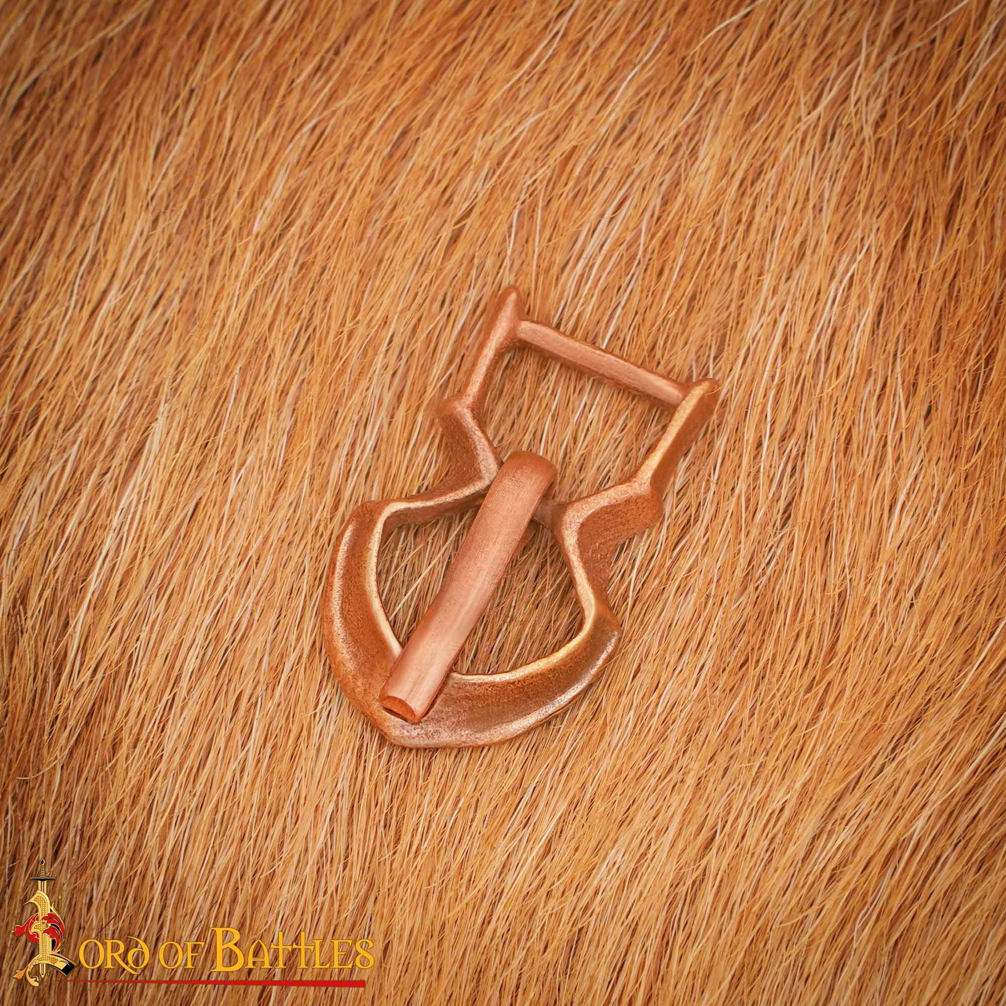 Imagen única de: Hebilla Medieval Pequeña de Bronce Fundido a la Cera Perdida