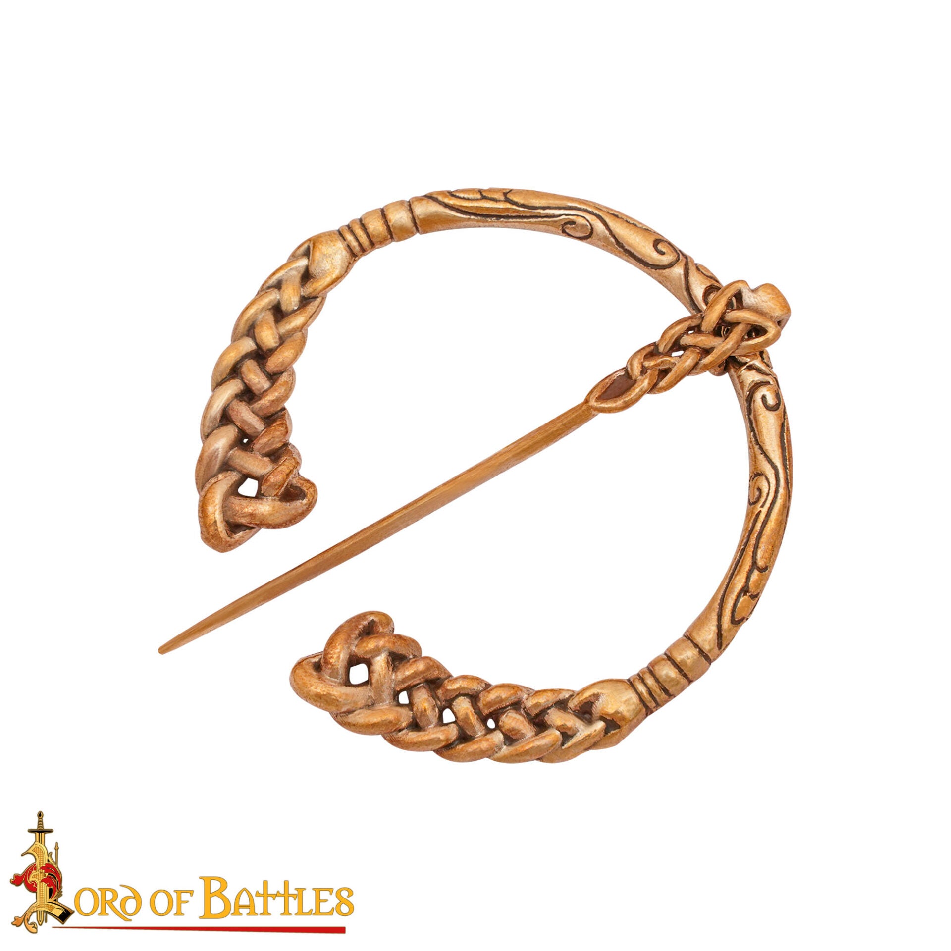 Imagen única de: Broche Celta / Alfiler de Capa Bronce Fundido a la Cera Perdida