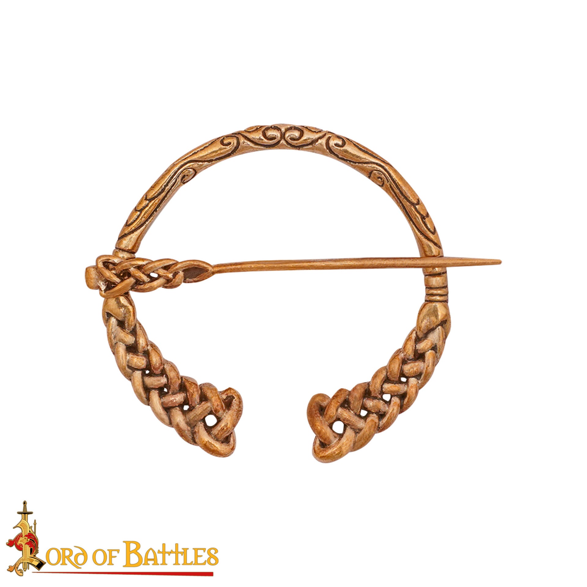 Imagen única de: Broche Celta / Alfiler de Capa Bronce Fundido a la Cera Perdida