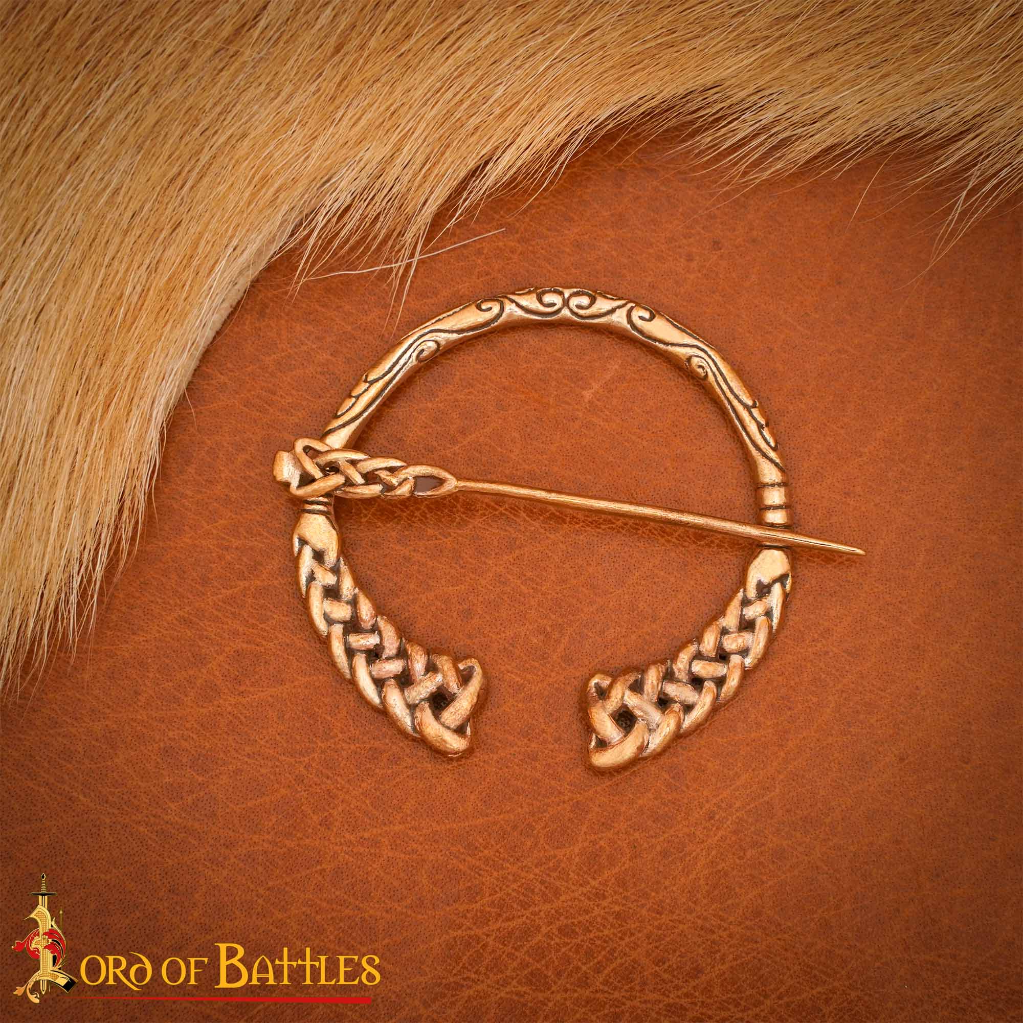 Imagen única de: Broche Celta / Alfiler de Capa Bronce Fundido a la Cera Perdida