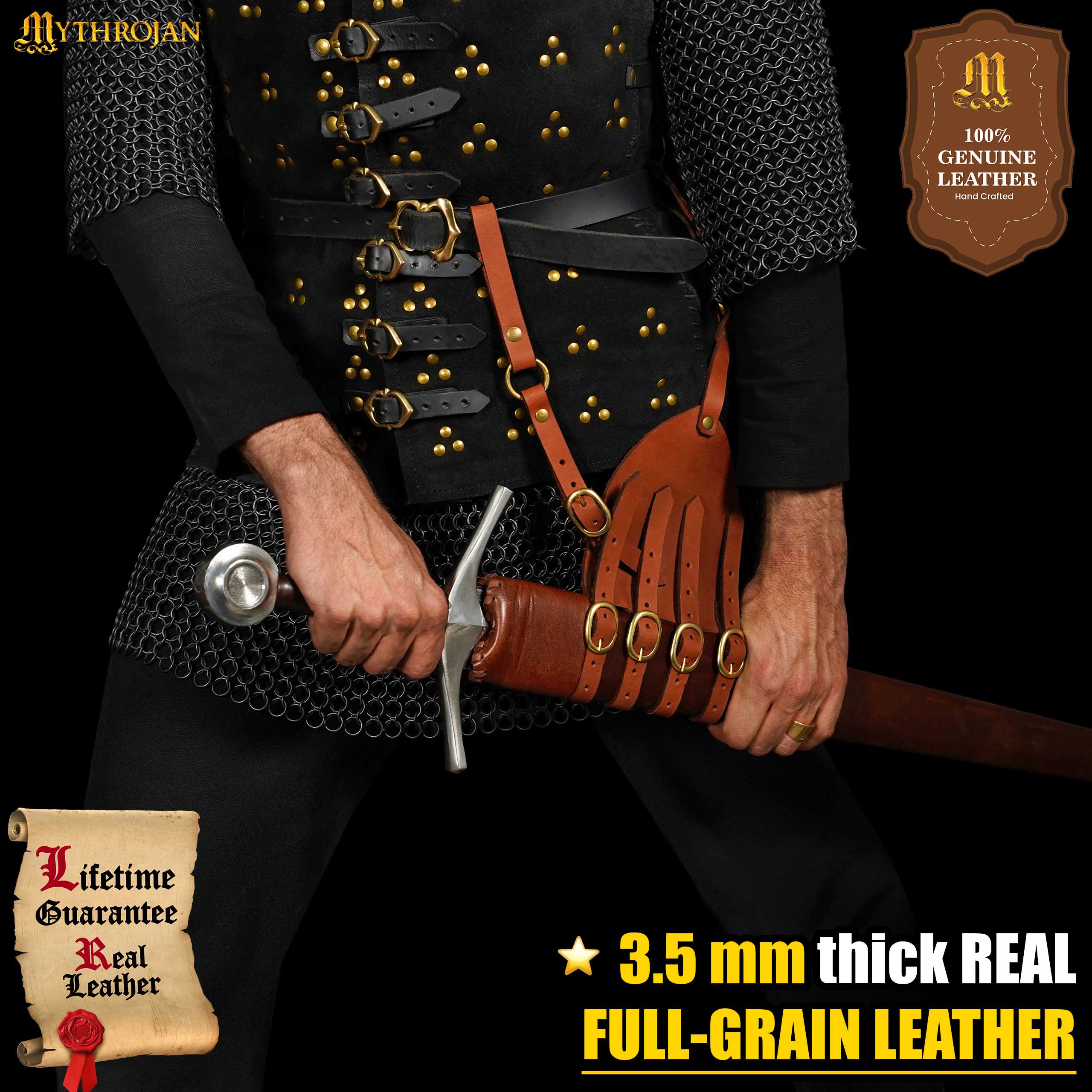 Imagen única de: Mythrojan Renacimiento Medieval Estoque Rana