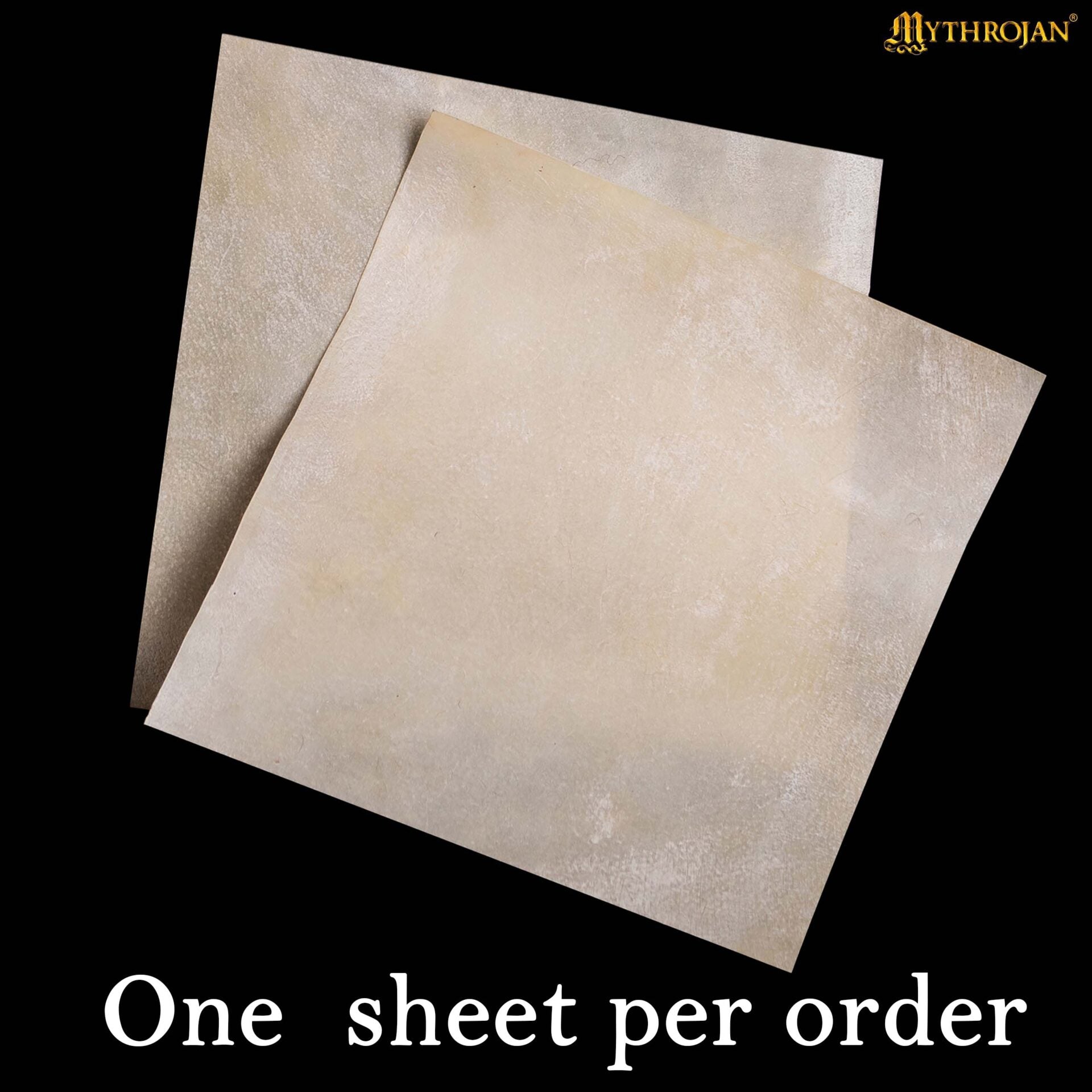 Imagen única de: Hoja de Pergamino Medieval de 18x18 Pulgadas - Acabado Envejecido Natural | 1 Unidad