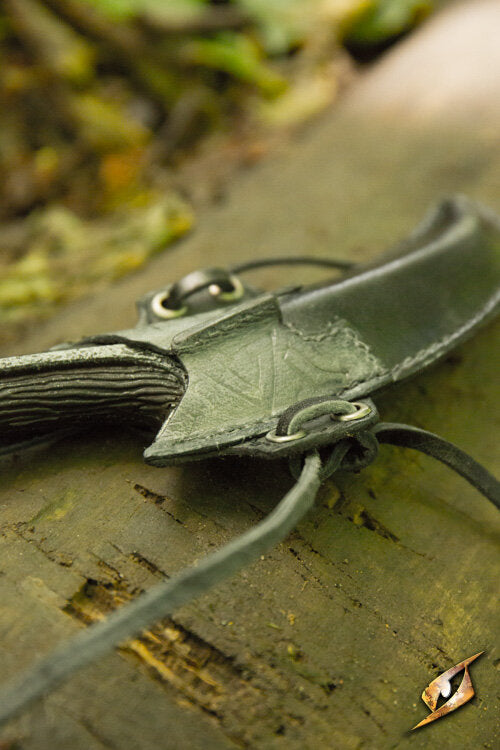 Imagen única de: Cuchillo Arrojadizo Y Soporte De Los Elfos Oscuros