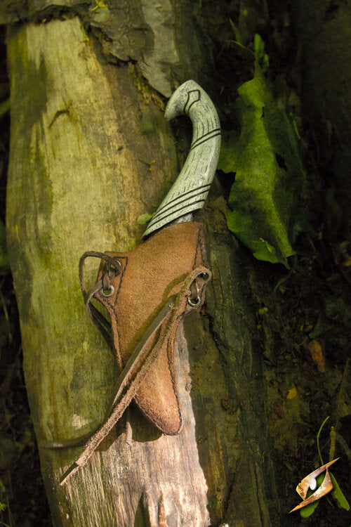 Imagen única de: Cuchillo Arrojadizo Élfico Y Soporte