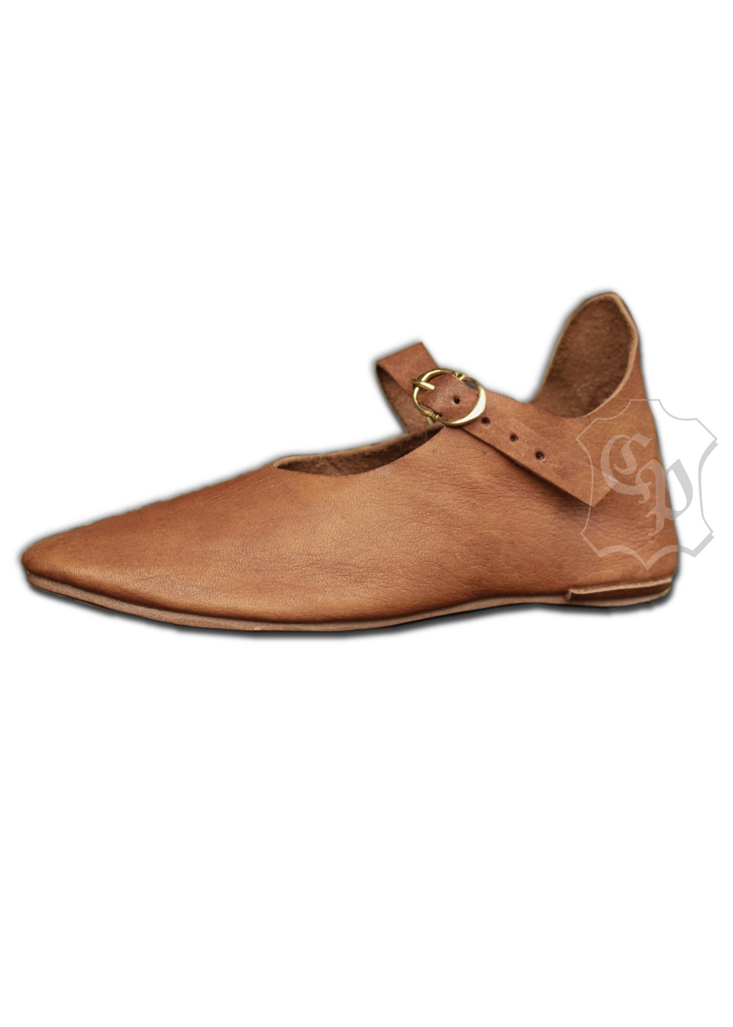 Imagen única de: Zapatos Reversibles Bajomedievales Con Cierre De Hebilla.