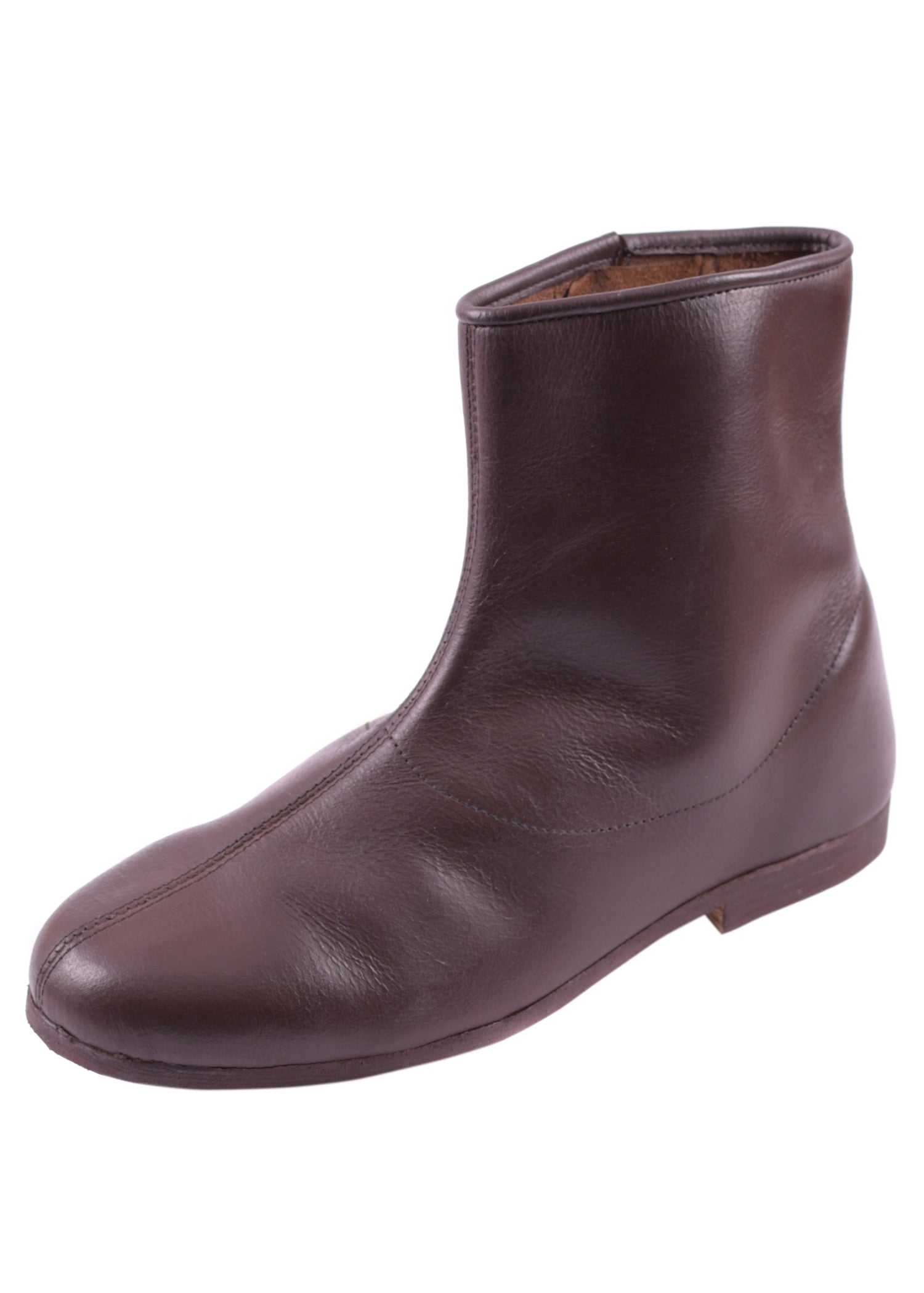Imagen única de: Botas Medievales Cortas Con Cordones, Marrón Oscuro