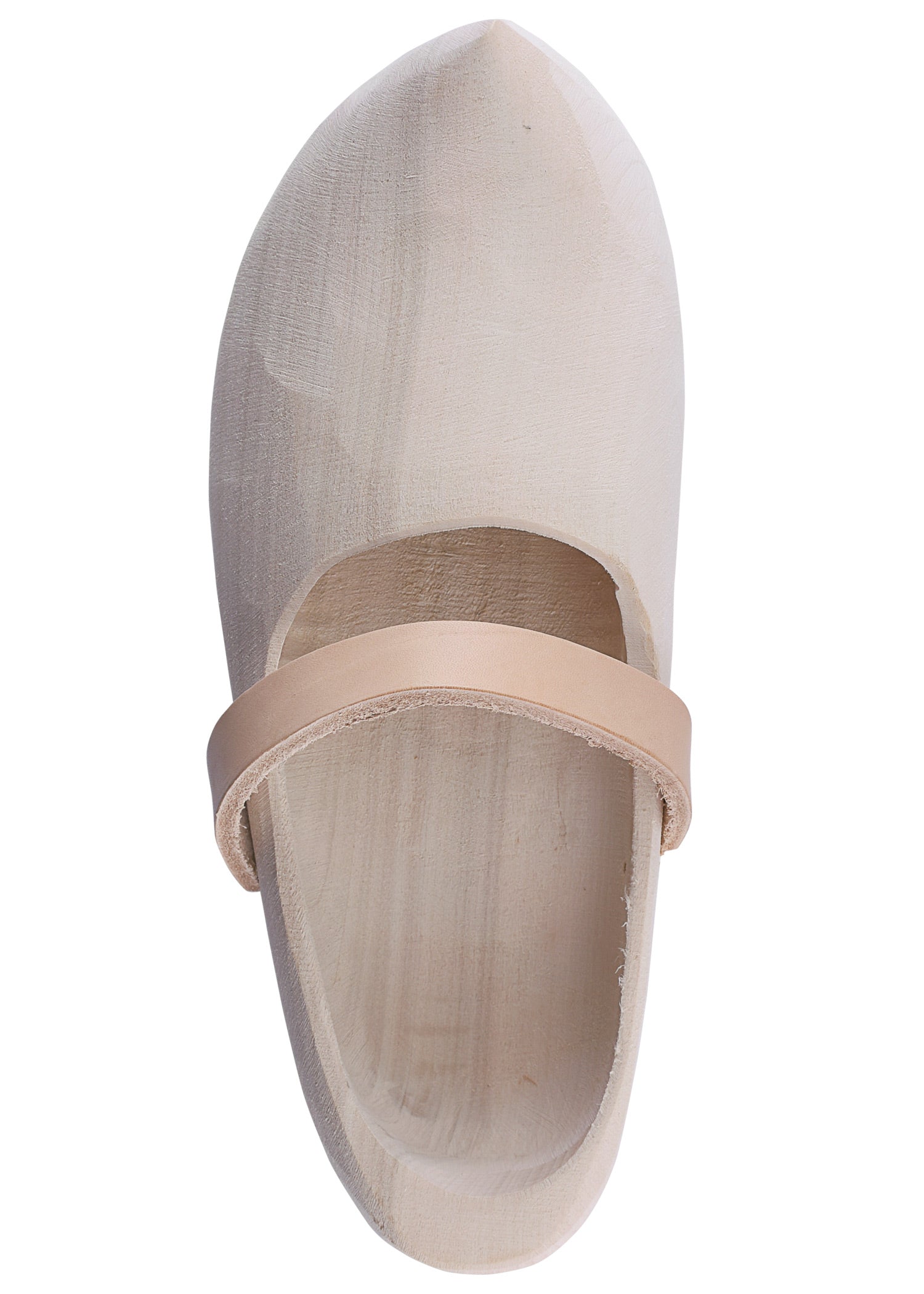 Imagen única de: Zapatos De Madera Con Correas De Cuero.