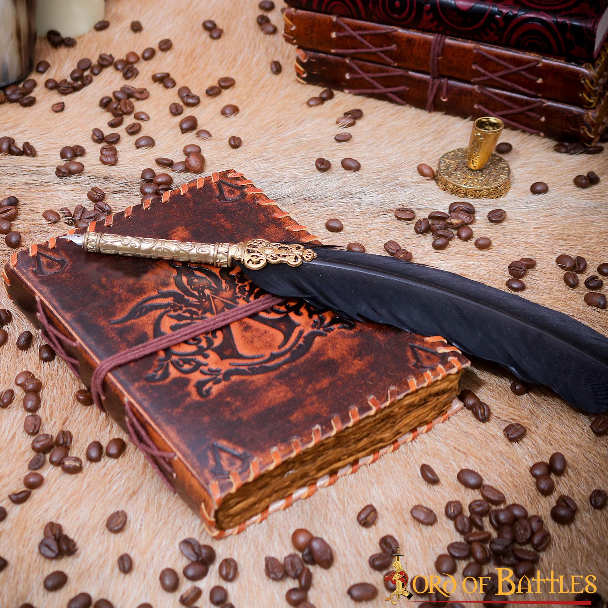 Imagen única de: Diario para el Credo de Asesino Diario de Cuero Auténtico Hecho a Mano