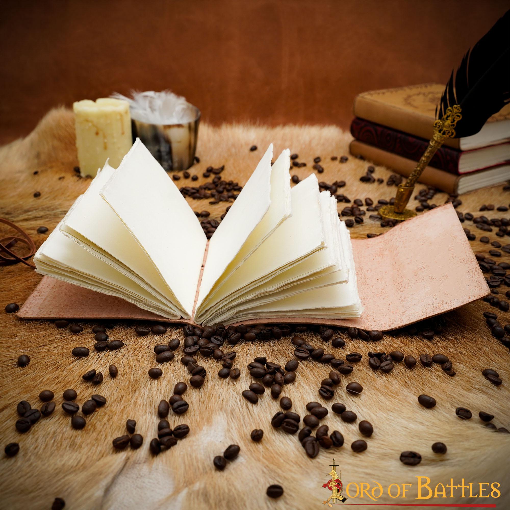 Imagen única de: Diario Medieval de Cuero Diario de Cuero Auténtico Hecho a Mano