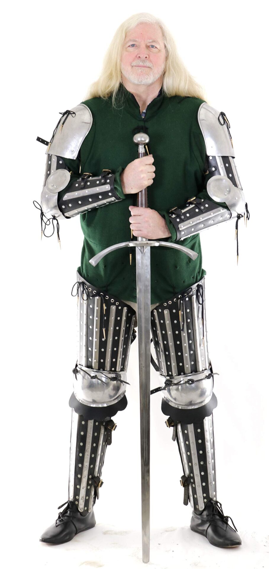 Imagen única de: Mythrojan Xiv Century Knight Classic Pauldrons, Calibre 16