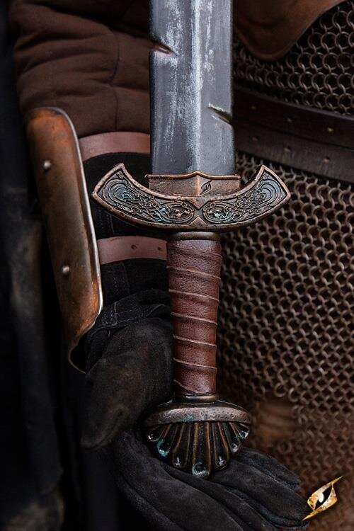 Imagen única de: Espada Vikinga Desgastada Por La Batalla