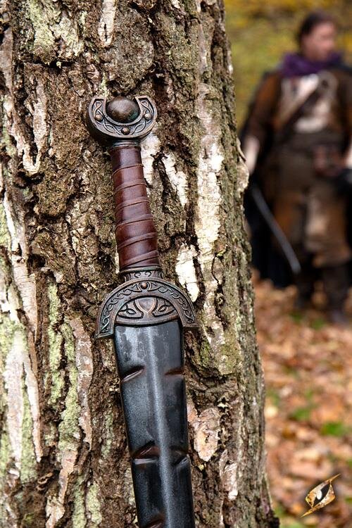 Imagen única de: Espada De Hoja Celta Desgastada Por La Batalla