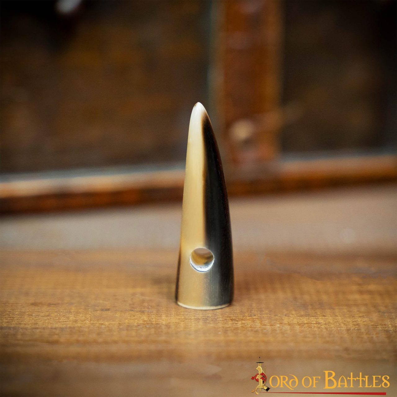 Imagen única de: Juego de 5 Botones de Palanca de Cuerno Pulido Estilo Vikingo - Acabado a Mano con Cuerno de Buey Natural