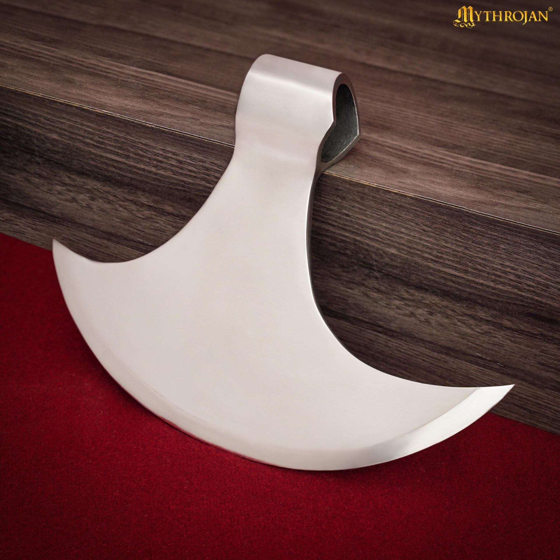 Imagen única de: Mythrojan Medieval Vikingo Hacha Batalla Listo Axehead Reenactment Renacimiento Disfraz